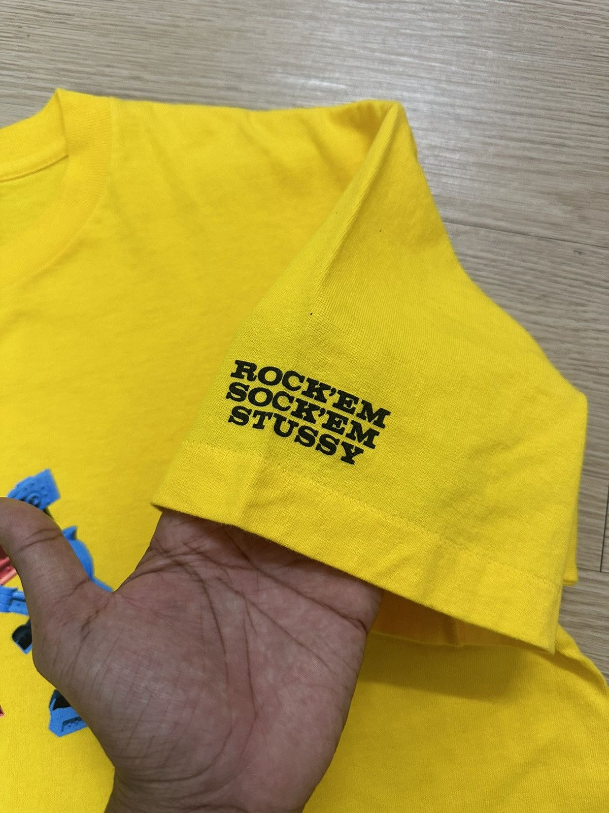 Stussy × Vintage Very Rare Vintage Stussy Rock'em Sock'em Robots Battle tee Size US M / EU 48-50 / 2 - 7 Thumbnail