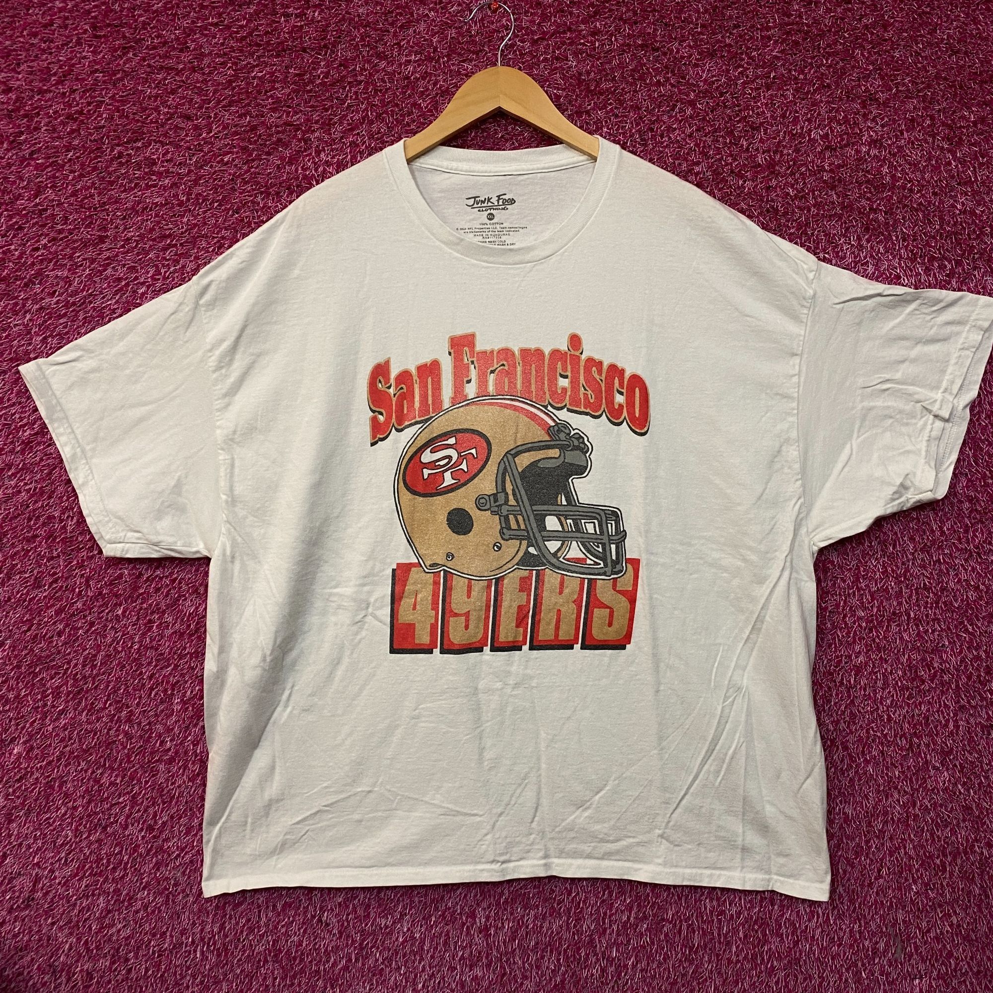 Junk Food NFL Junk Food San Francisco 49rs White Helmet Logo 2XL Size US XXL / EU 58 / 5 - 1 Thumbnail