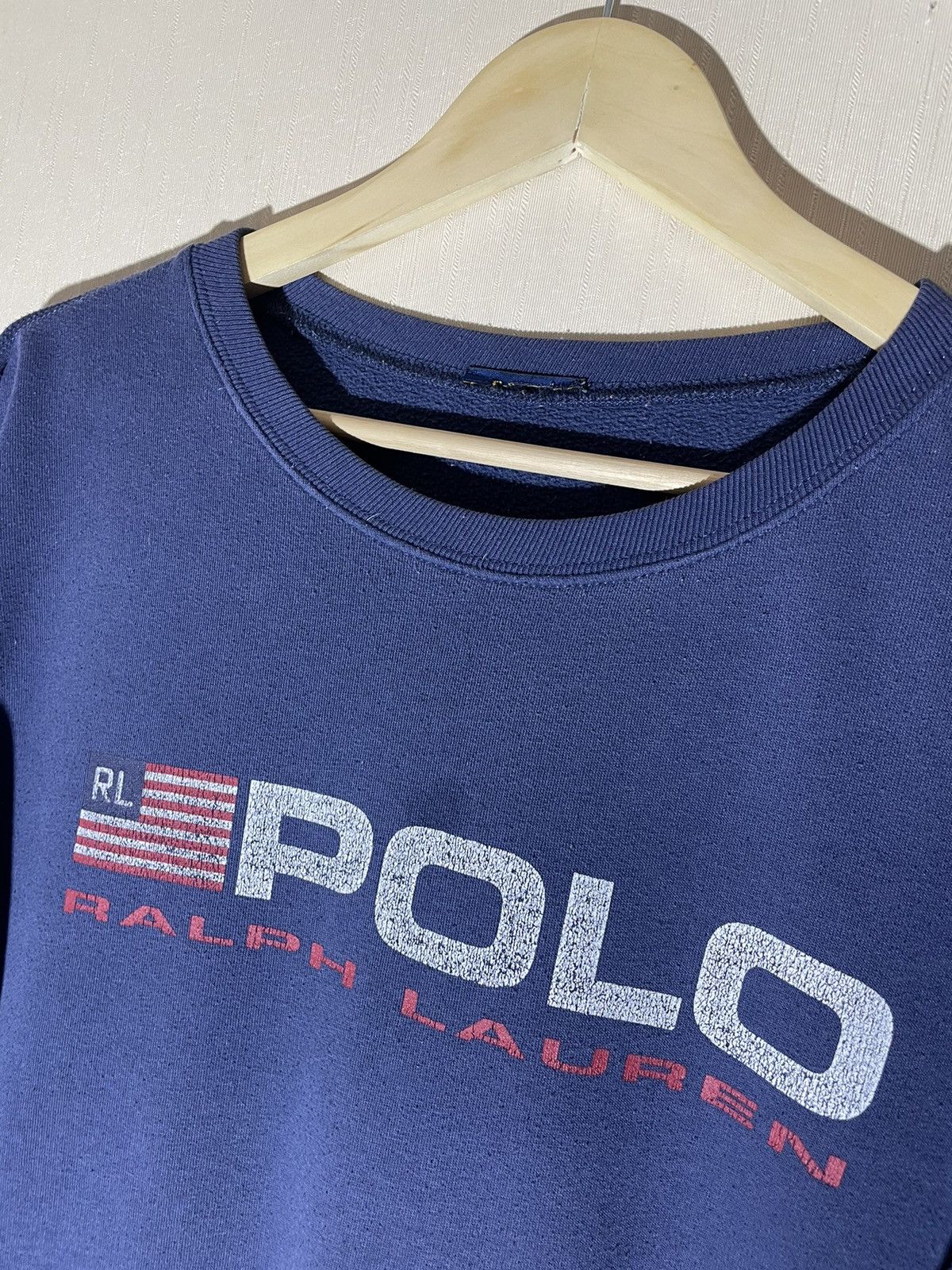 Polo Ralph Lauren × Vintage Polo Ralph Lauren USA vintage sweatshirt Size XL / US 12-14 / IT 48-50 - 4 Thumbnail