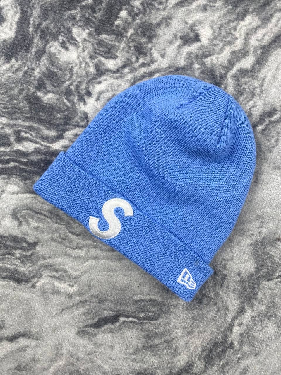 Supreme Supreme New Era S Logo Beanie Men Blue Size ONE SIZE - 1 Thumbnail