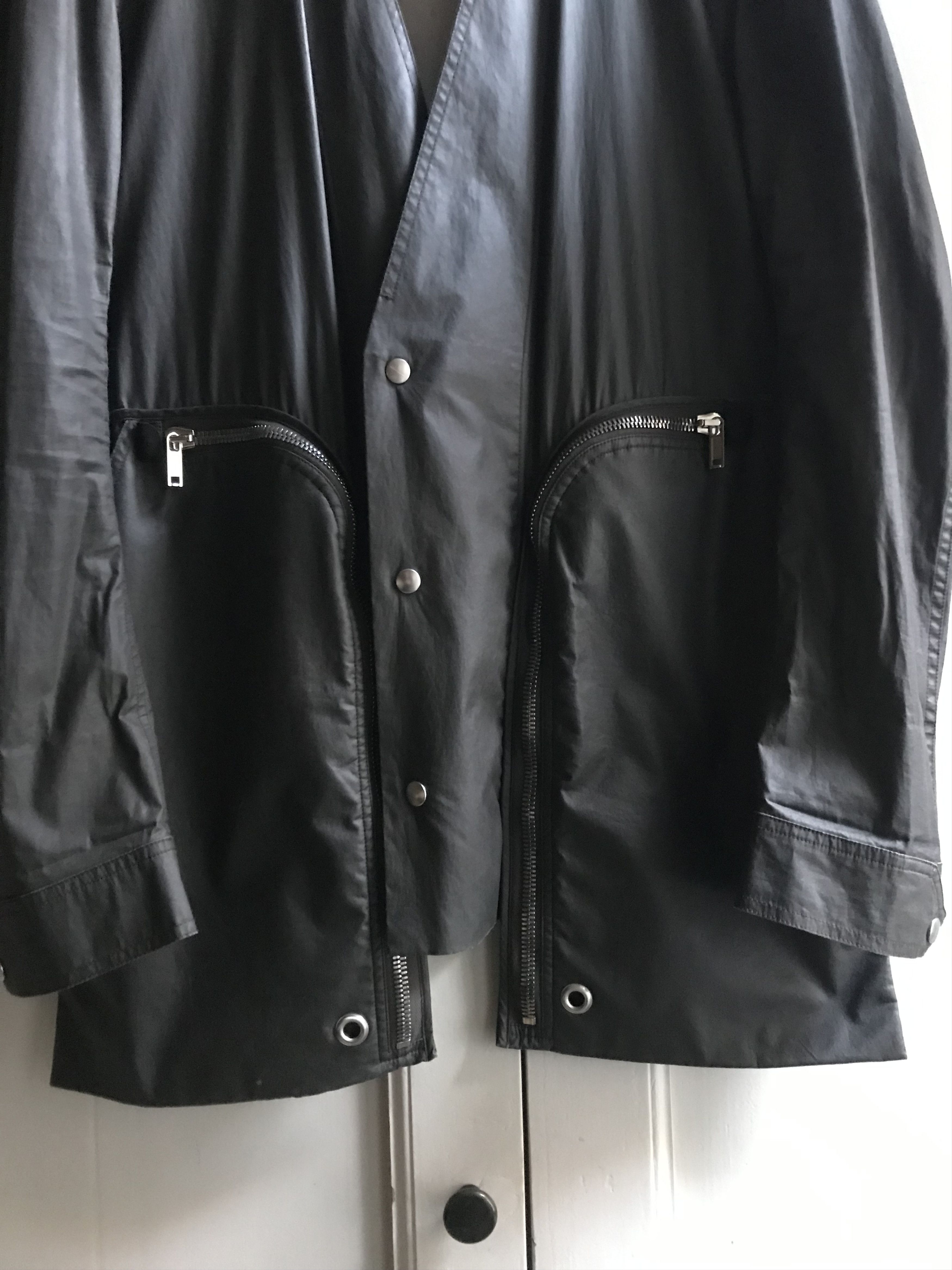 Rick Owens RR Rick Owens Tecuatl coat/vest light cotton waxed Size US M / EU 48-50 / 2 - 3 Thumbnail