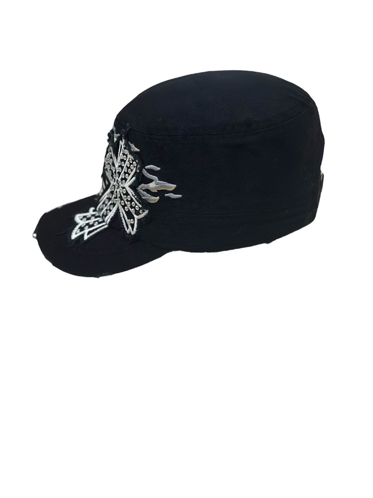 BKE BKE Destressed Design with Cross Christianity Logo Hat Size ONE SIZE - 2 Thumbnail