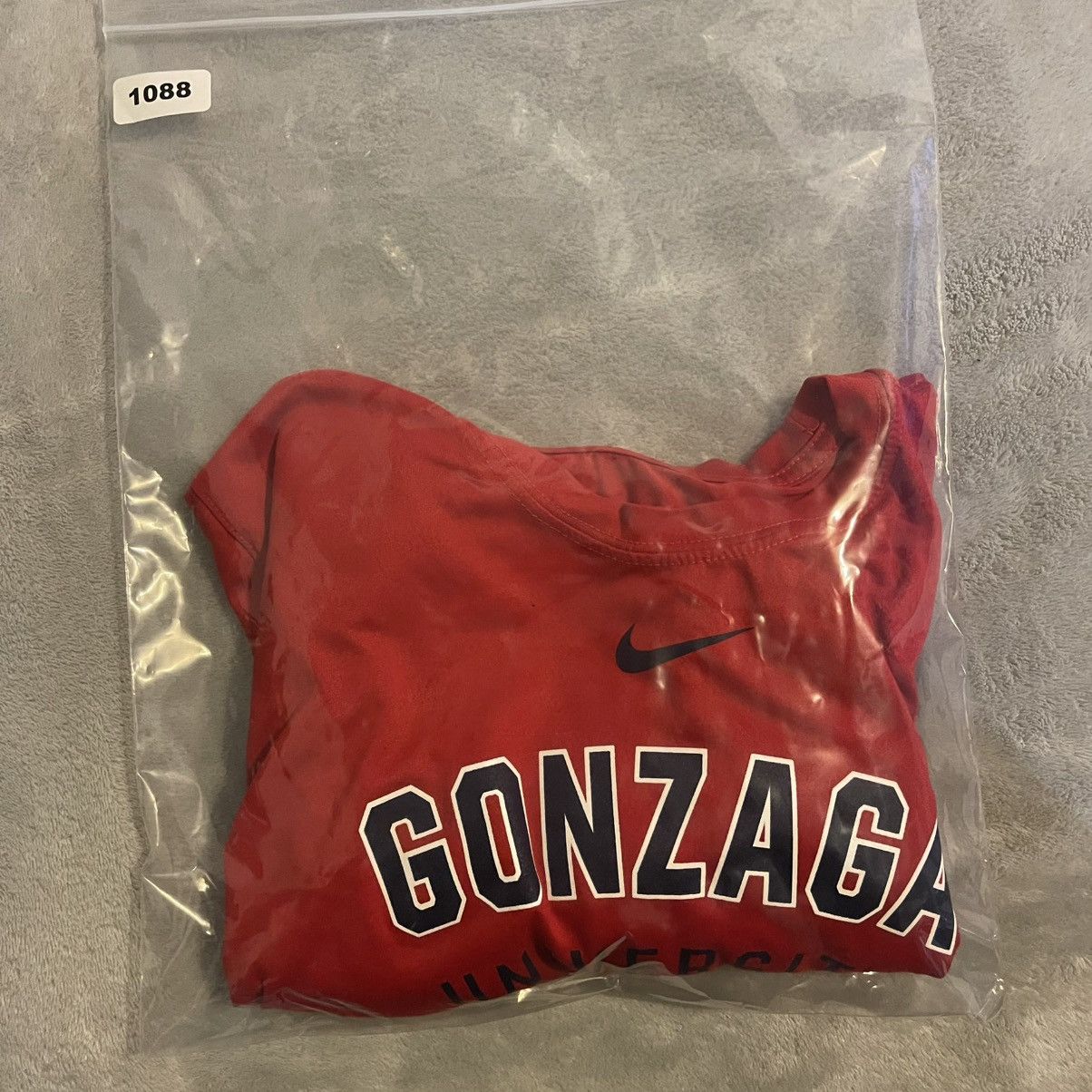 Nike Gonzaga Bulldogs Shirt Men Medium Red Nike Dri-Fit NCAA Tee Size US M / EU 48-50 / 2 - 8 Thumbnail