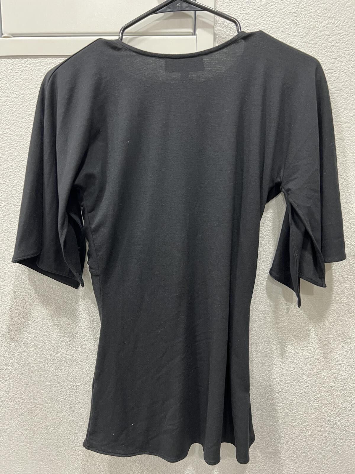 Other Jagger black y2k bell sleeve top Size L / US 10 / IT 46 - 6 Thumbnail