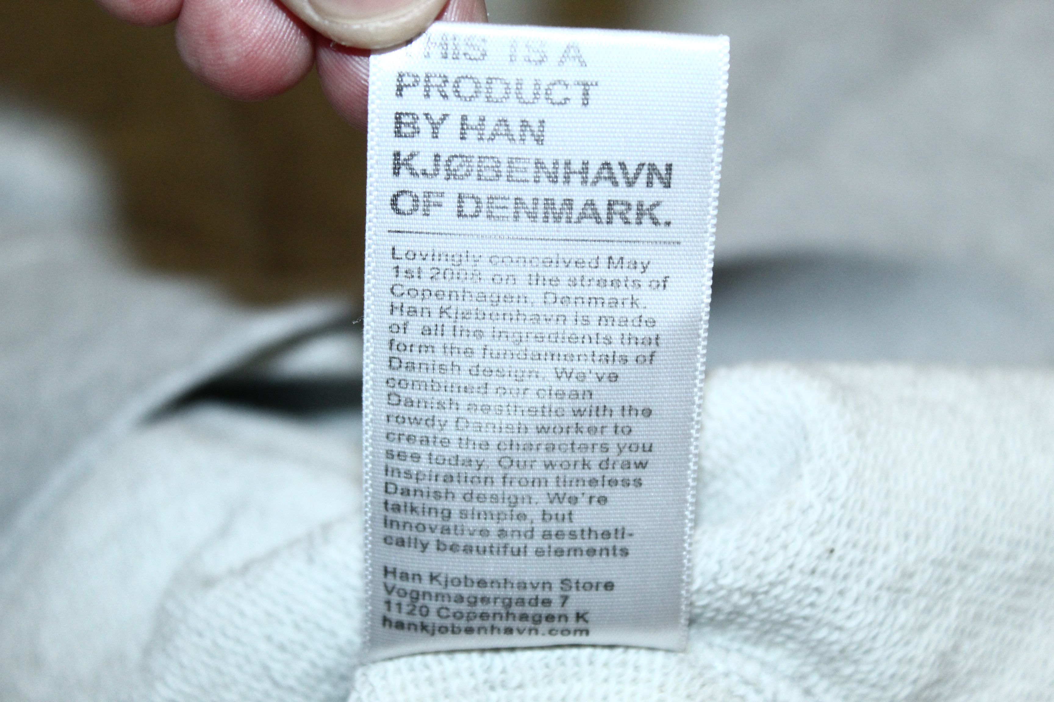 Han Kjobenhavn Han Kjobenhavn SS20 Work Class Faded Black Baggy Hoodie Size US L / EU 52-54 / 3 - 7 Thumbnail