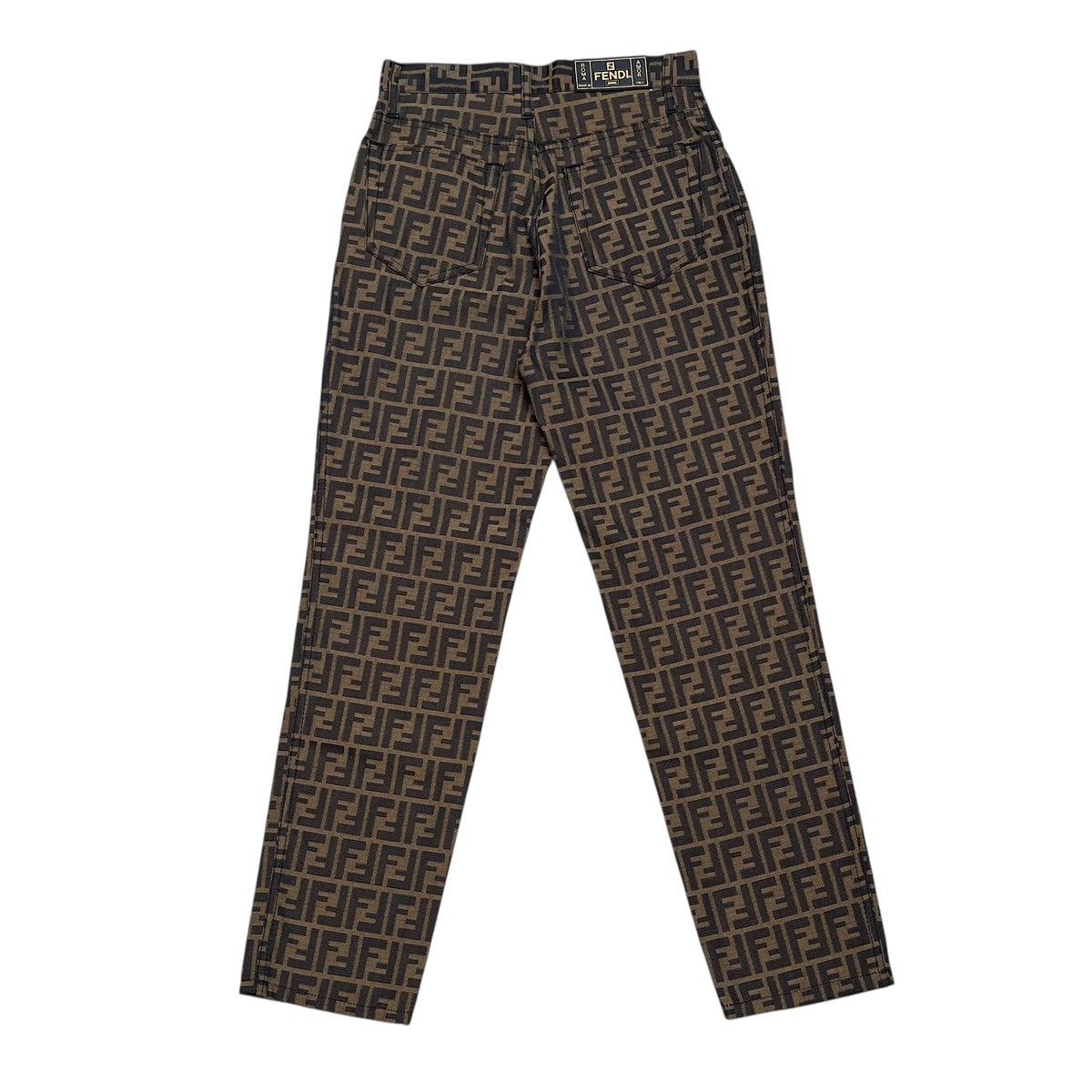 Fendi VINTAGE FENDI MONOGRAM PANTS Size 26" / US 2 / IT 38 - 2 Thumbnail