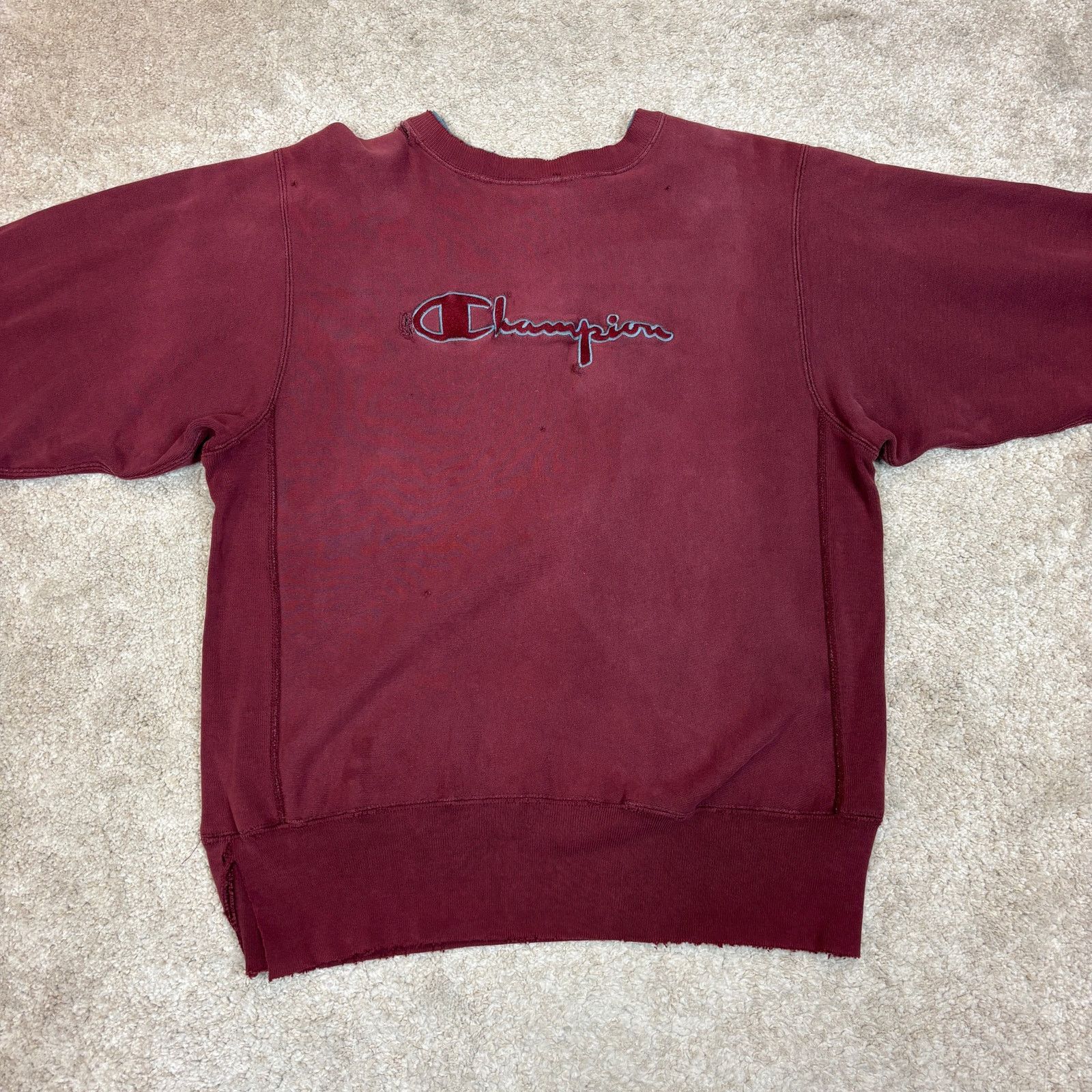 Champion × Vintage Vintage 90s Champion Reverse Weave Logo Sweatshirt Men's L Size US L / EU 52-54 / 3 - 2 Thumbnail