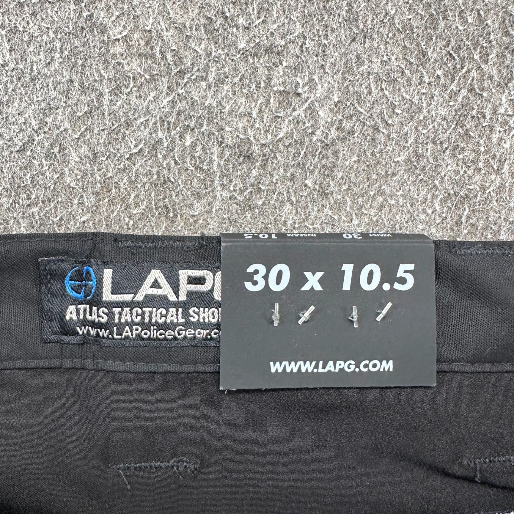 Vintage LAPG Shorts Mens 30 10.5 Black Cargo Atlas Tactical Stretch Polyester Canvas Size US 30 / EU 46 - 6 Thumbnail