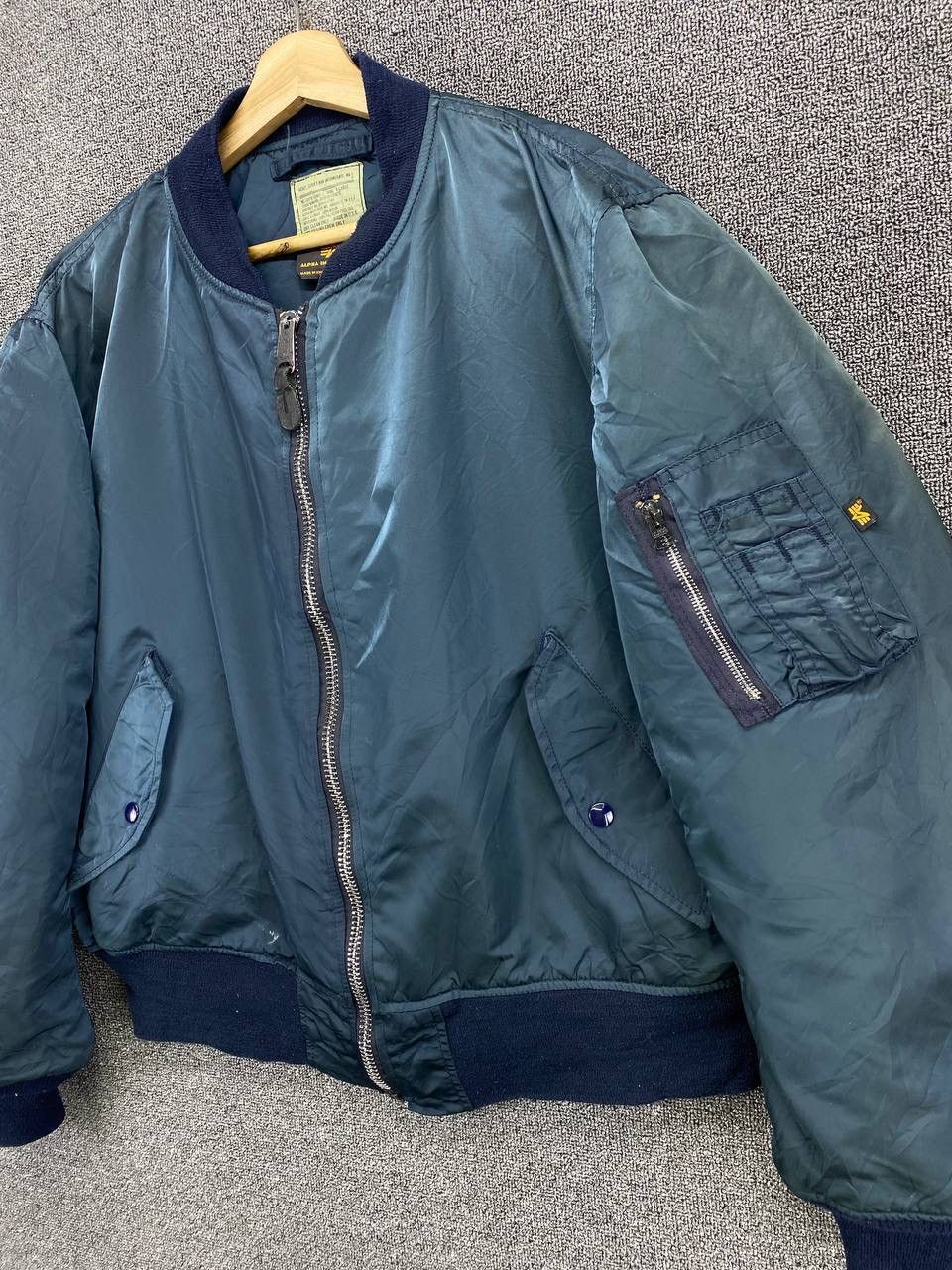 Alpha Industries Vintage Alpha Industries Flyer Man MA 1 Bomber Jacket Size US XL / EU 56 / 4 - 7 Thumbnail