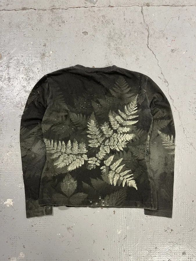 Just Cavalli 2000s Cavalli Forest Leaves Green Longsleeves Size S / US 4 / IT 40 - 8 Thumbnail
