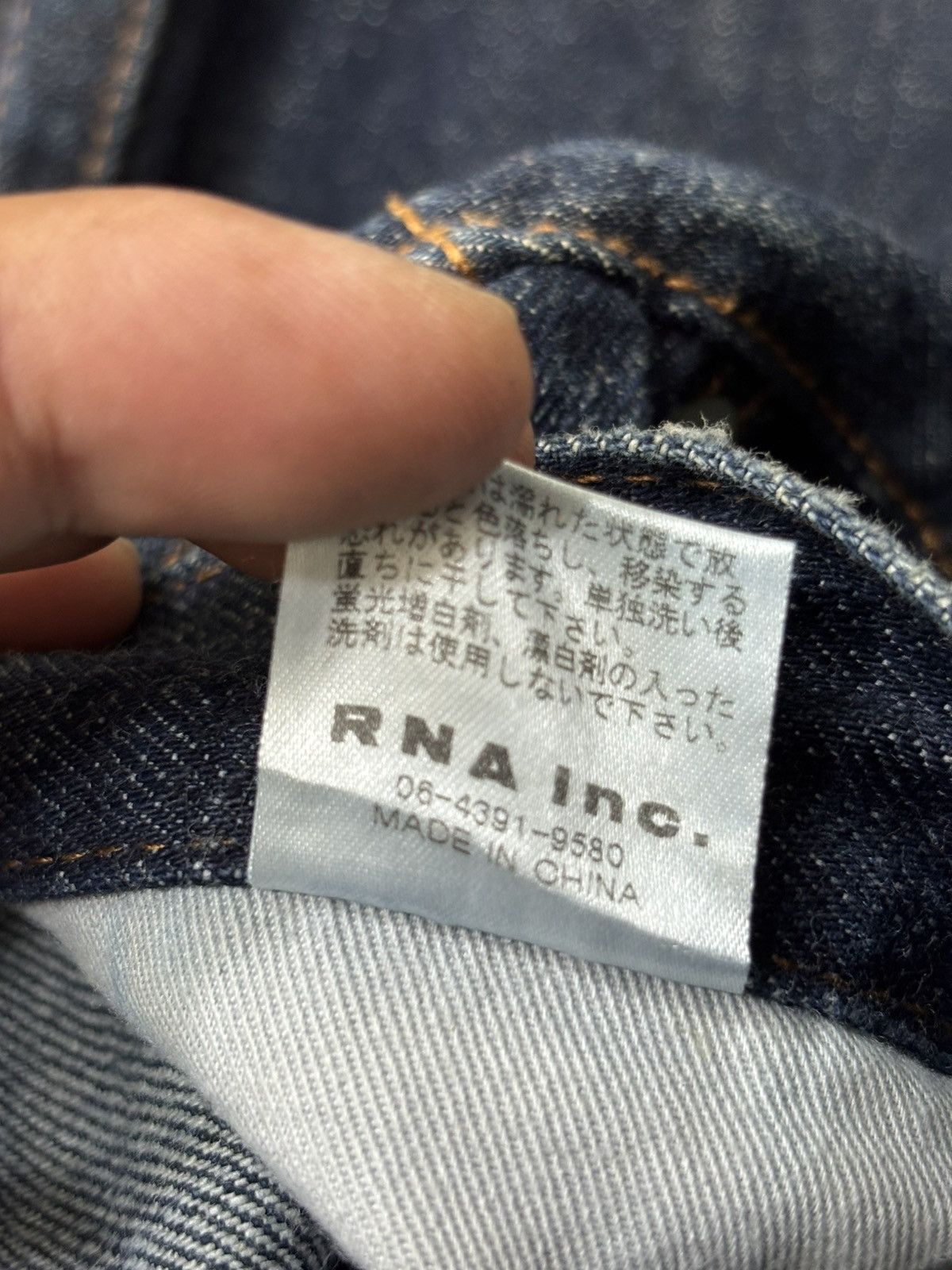 Japanese Brand RNA INC Multipockets Distressed Denim Size US 31 - 23 Thumbnail