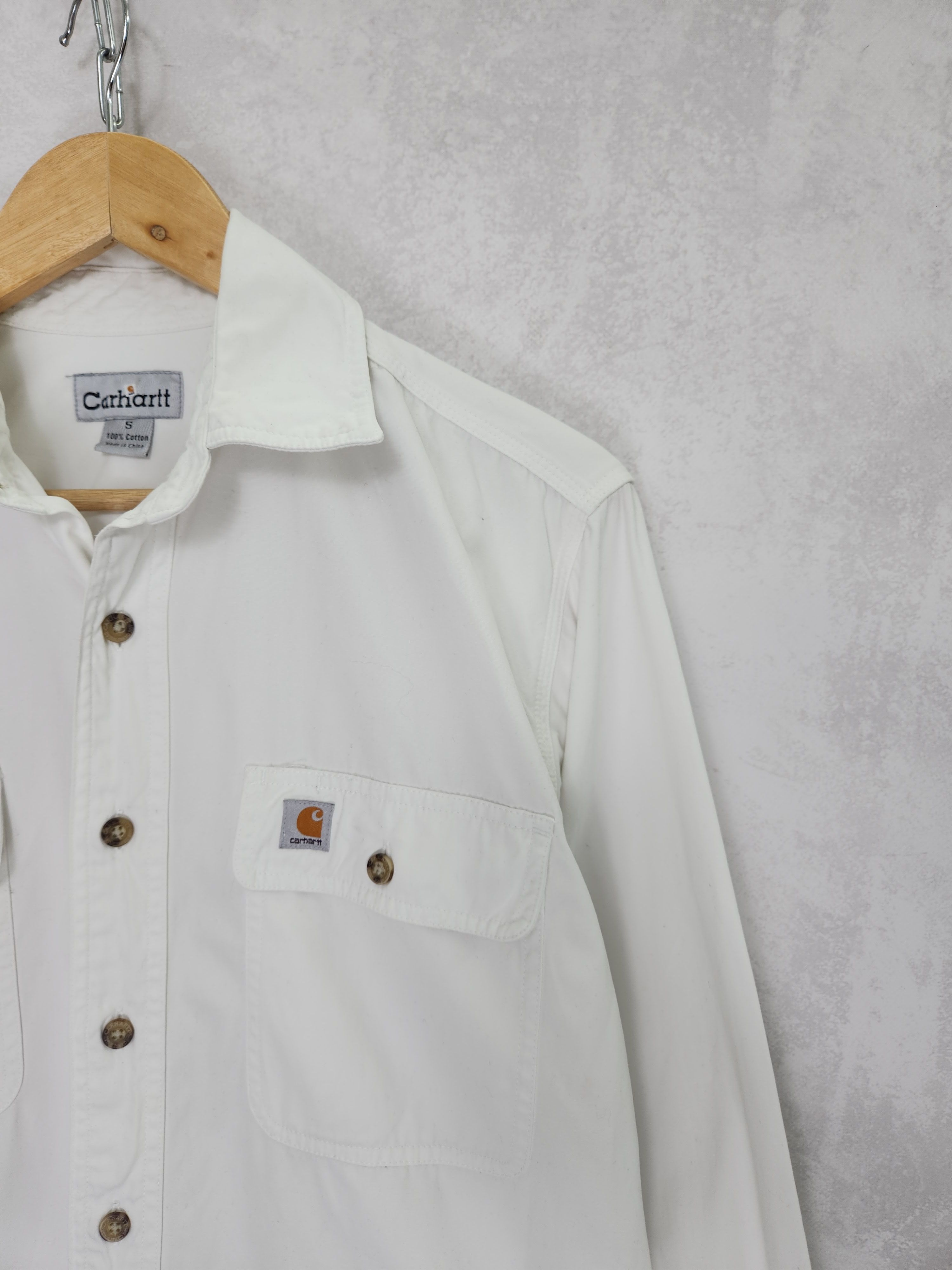 Carhartt Vintage Carhartt small logo shirt button ups Size US S / EU 44-46 / 1 - 3 Thumbnail