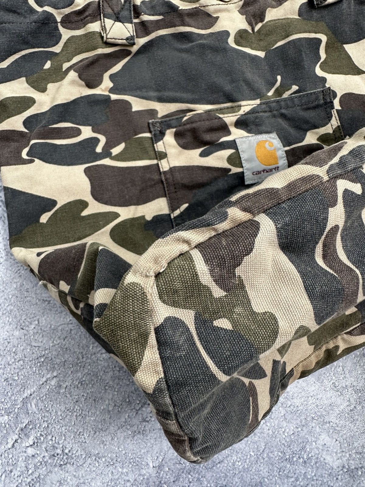 Carhartt 🚨Rare Vintage Carhartt Simple Tote Bag Camouflage Y2K Size ONE SIZE - 5 Thumbnail
