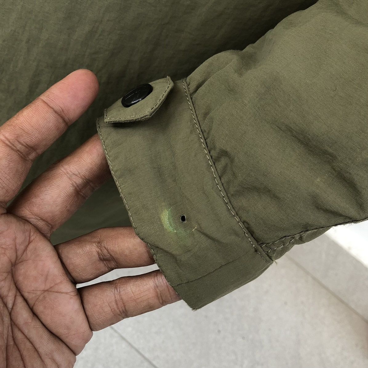Japanese Brand BAGARCH Mod Coat Olive Military Coat Cross Big Logo Parka Size US XL / EU 56 / 4 - 19 Thumbnail