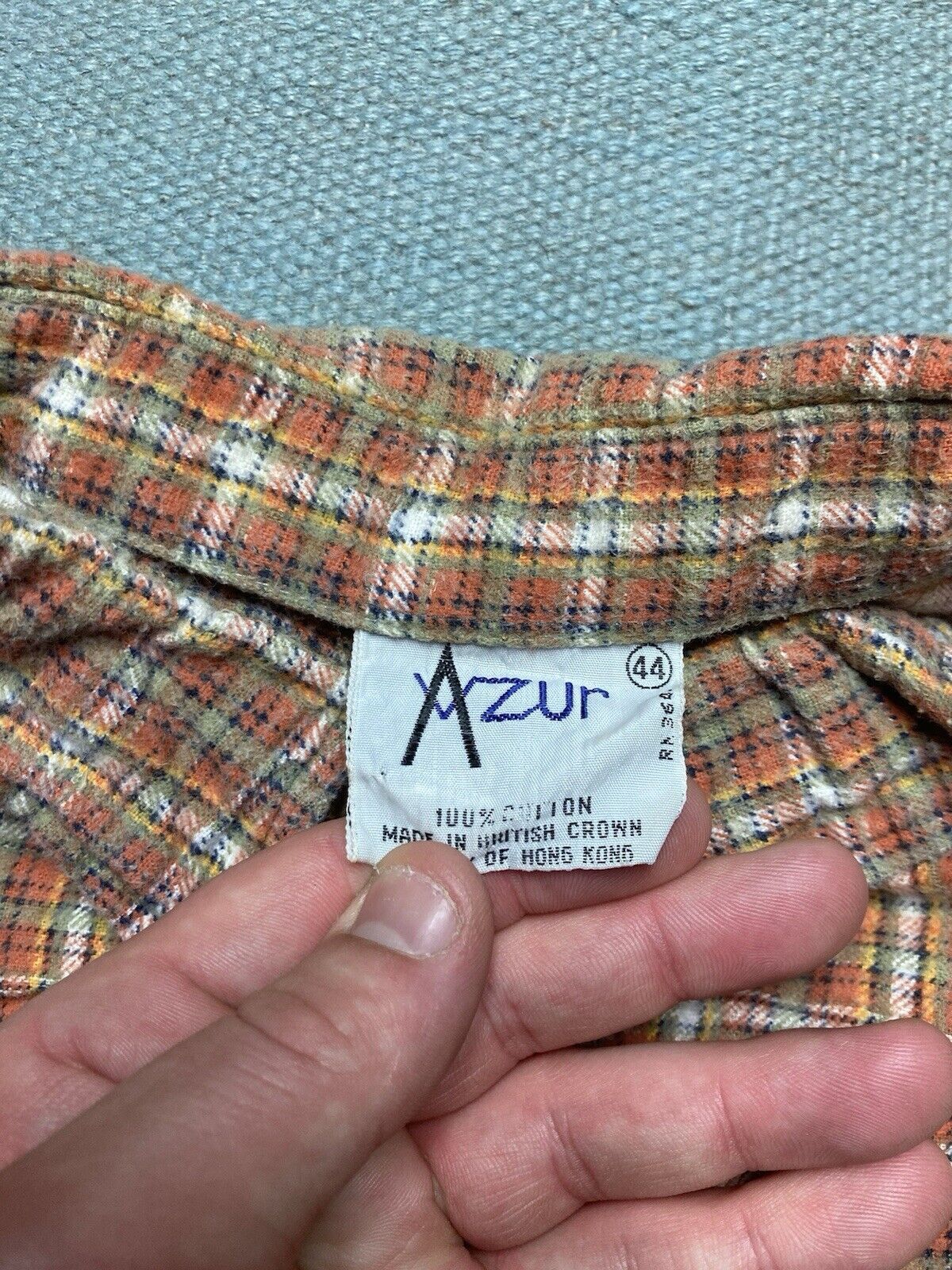 Vintage VTG 80s flannel shirt brushed cotton plaid soft womens 44 XL Size XL / US 12-14 / IT 48-50 - 4 Thumbnail