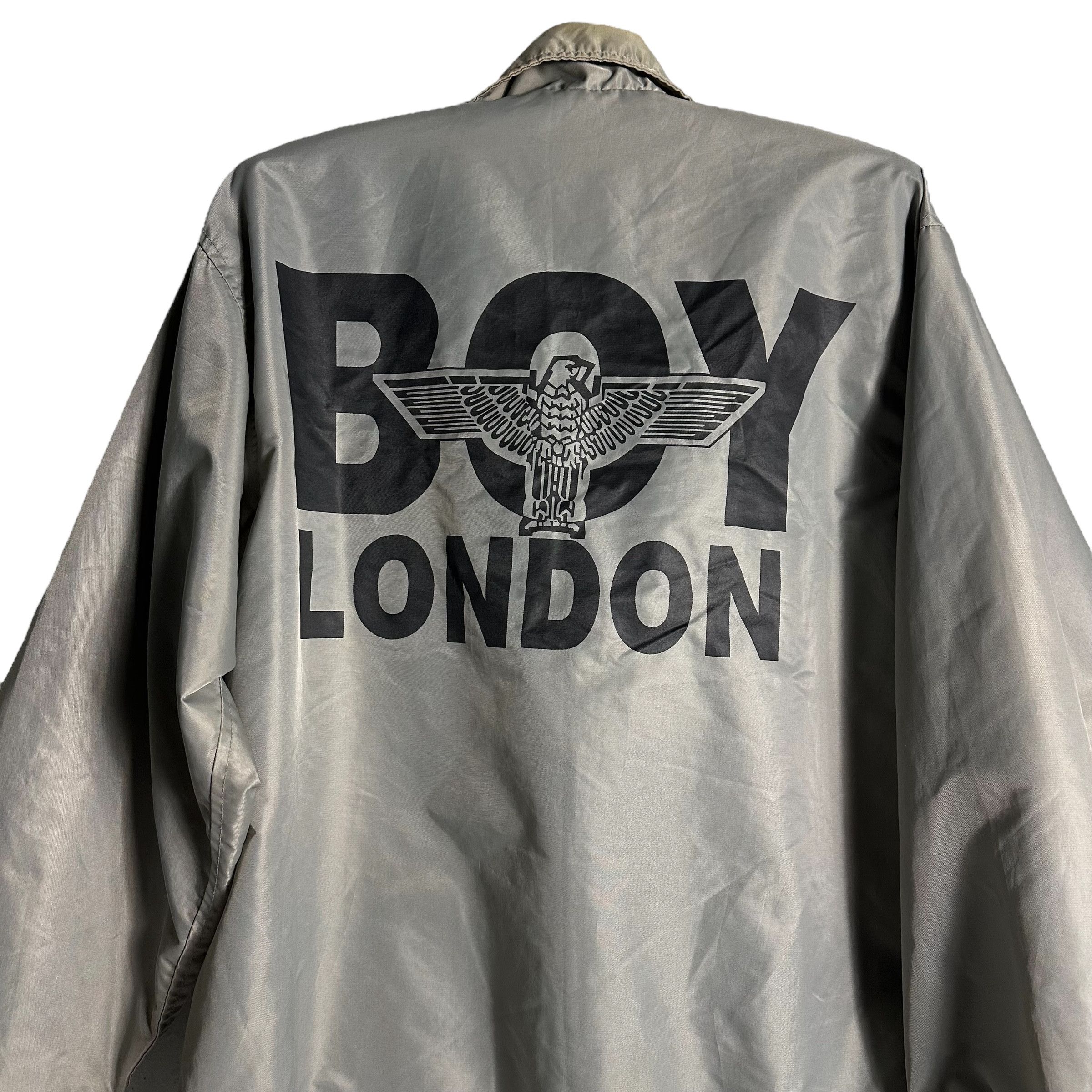 Boy London × Vintage 🔥RARE🔥Vintage Boy London Big Logo Button Down Windbreaker Size US M / EU 48-50 / 2 - 2 Thumbnail