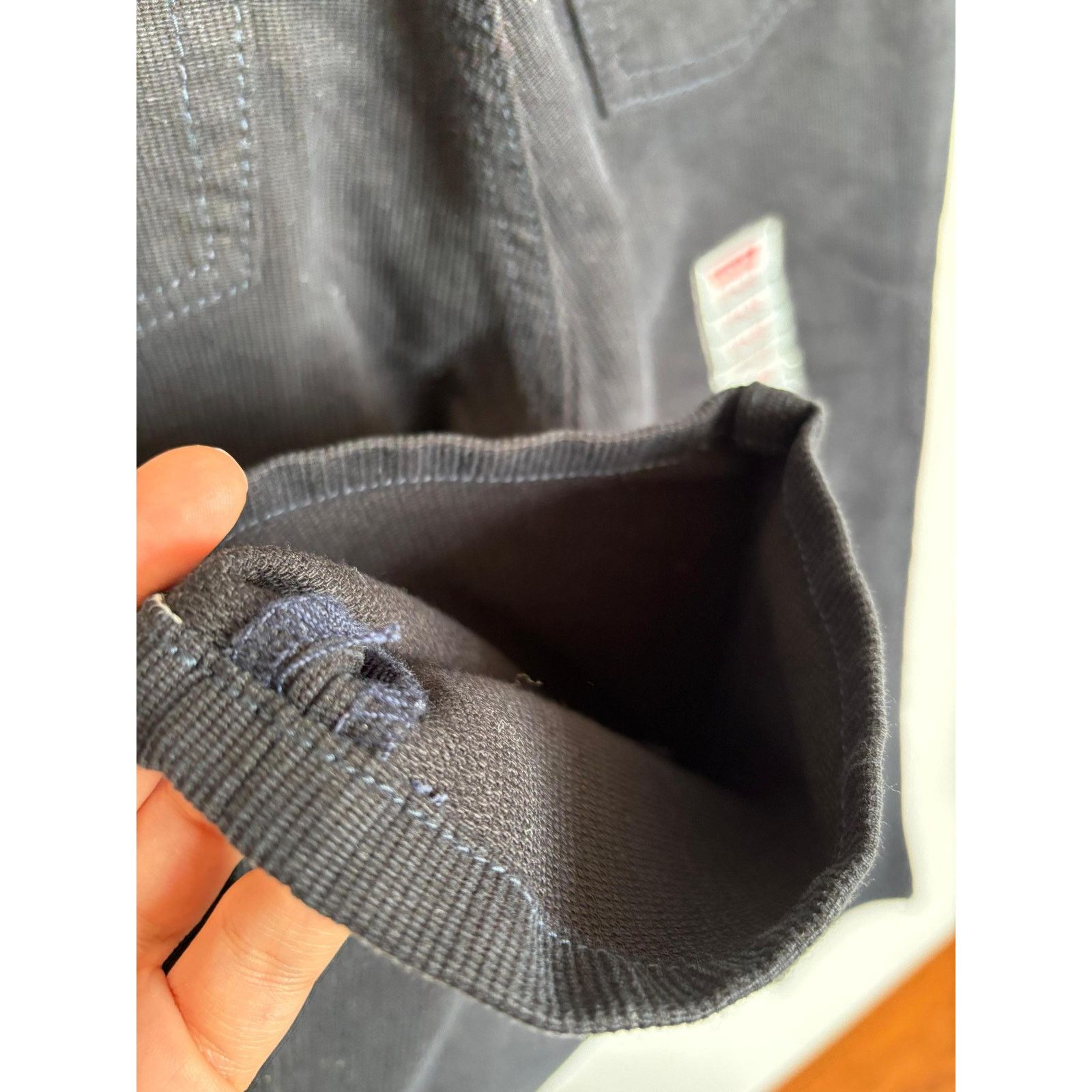 Levi's Deadstock Levi’s 501 W27 L32 Black Corduroy USA Made 90s Size US 27 - 10 Thumbnail
