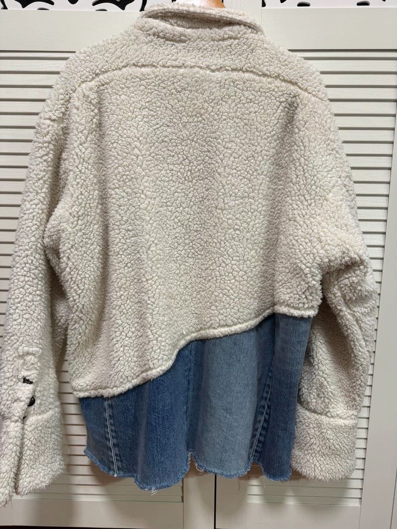 Greg Lauren greg lauren Fleece denim paneled jacket 2502-Nextarrow Size US XL / EU 56 / 4 - 3 Thumbnail