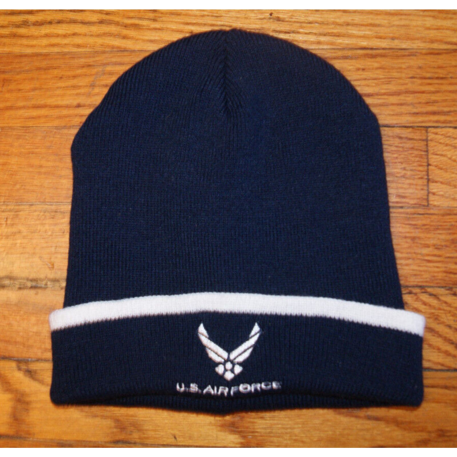 Other US Air Force USAF Beanie Ski Winter Cuff Hat Cap OSFA USA Size ONE SIZE - 1 Thumbnail