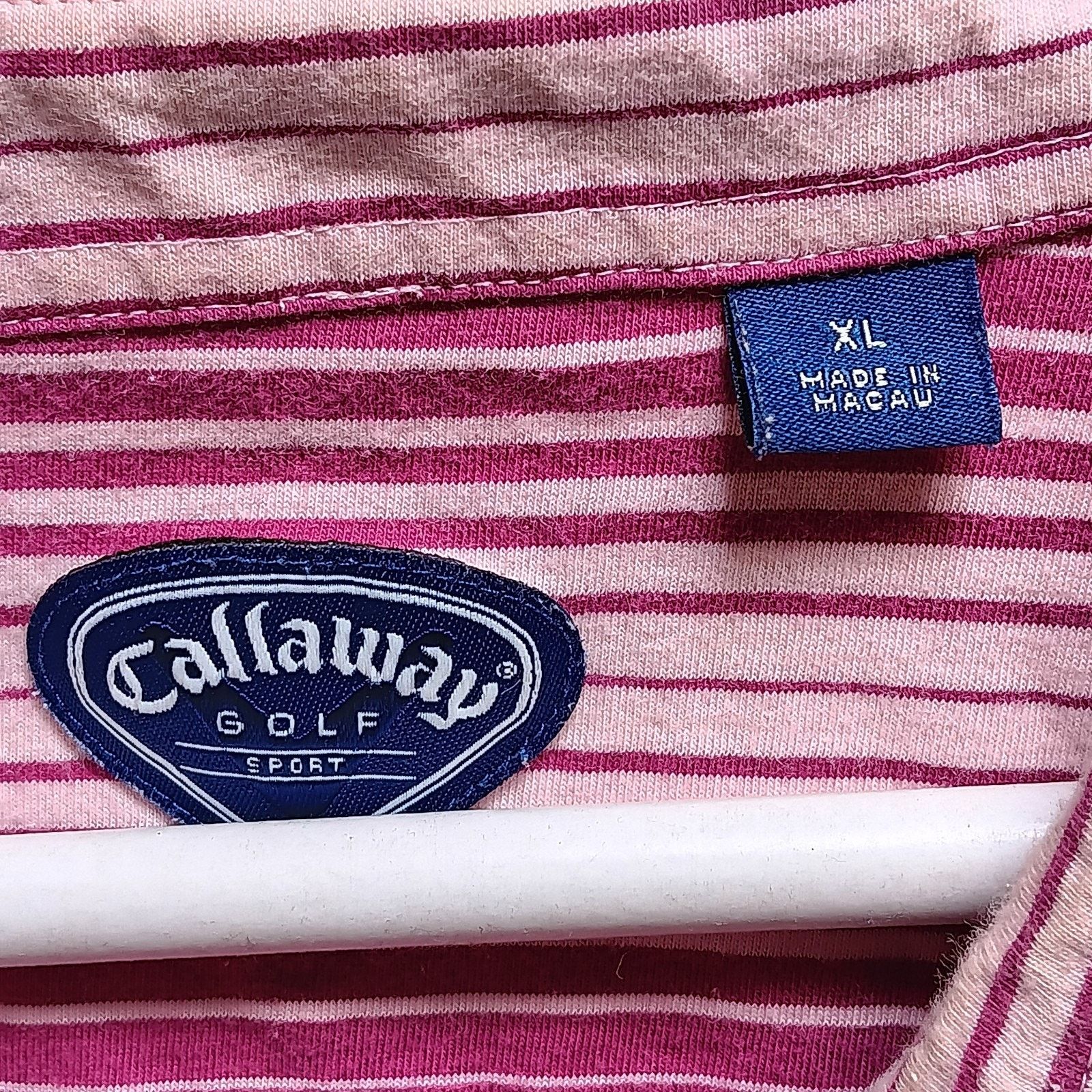 Callaway Callaway Golf Sport Polo Men’s XL Pink Classic Fit Size US XL / EU 56 / 4 - 2 Thumbnail