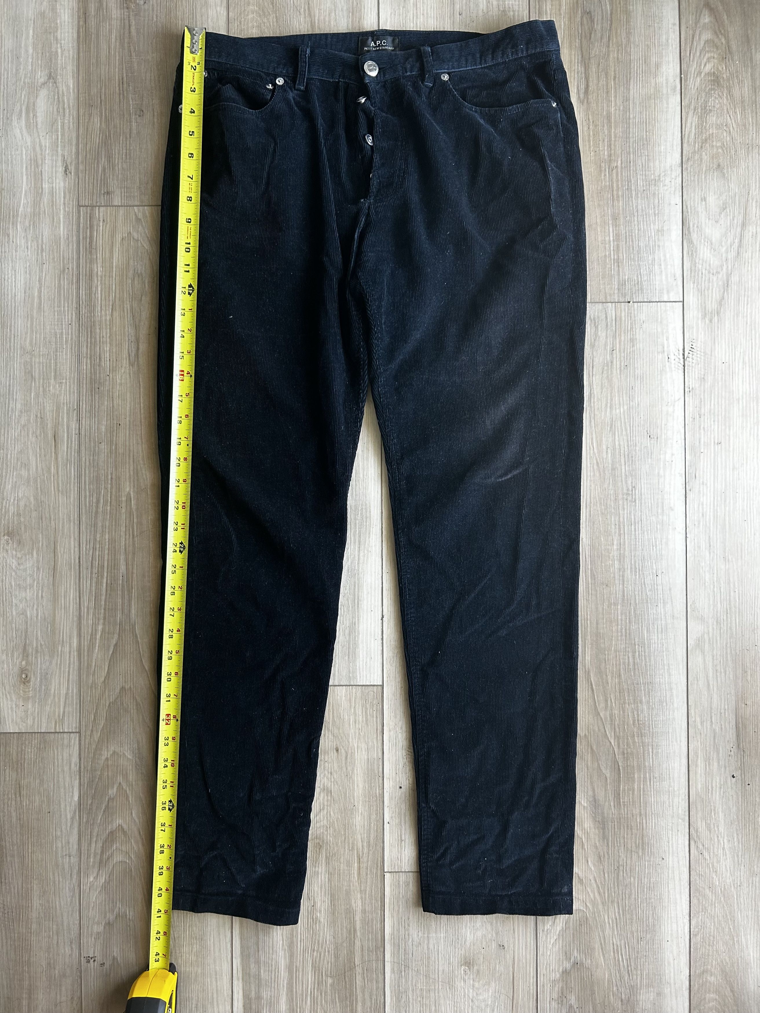 A.P.C. A.P.C. Petite Standard Navy Blue Corduroy Pants Size US 34 / EU 50 - 6 Thumbnail