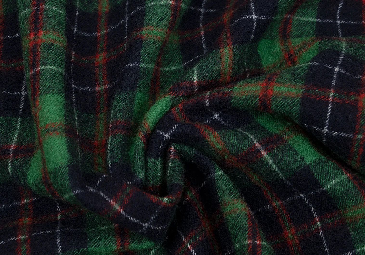 Junya Watanabe Wool Crazy Check Flannel Shirt in Red and Green S Size US S / EU 44-46 / 1 - 15 Thumbnail