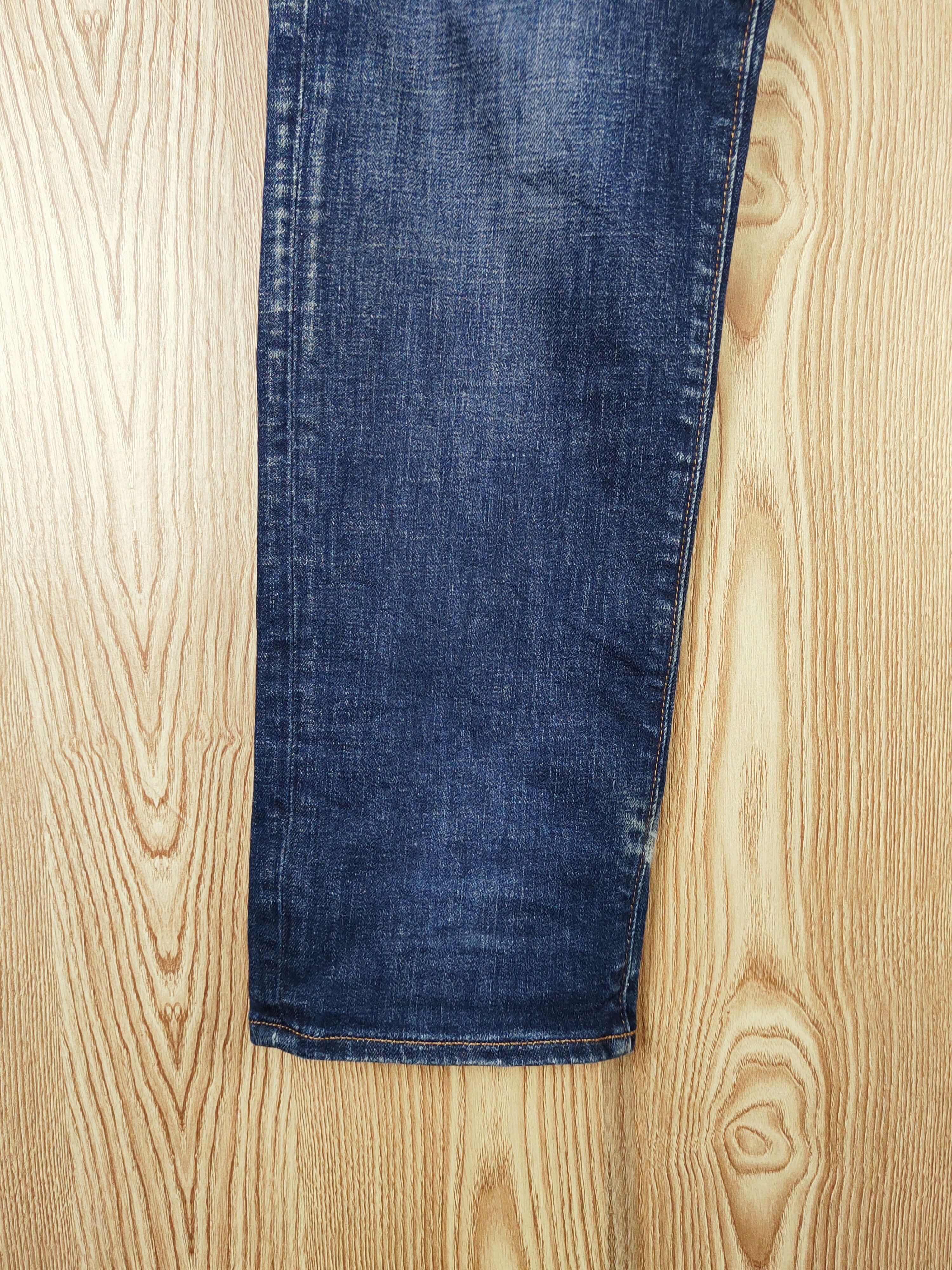 Gap Gap Dark Blue Faded Distressed Ripped Jeans #S2728 Size US 33 - 4 Thumbnail