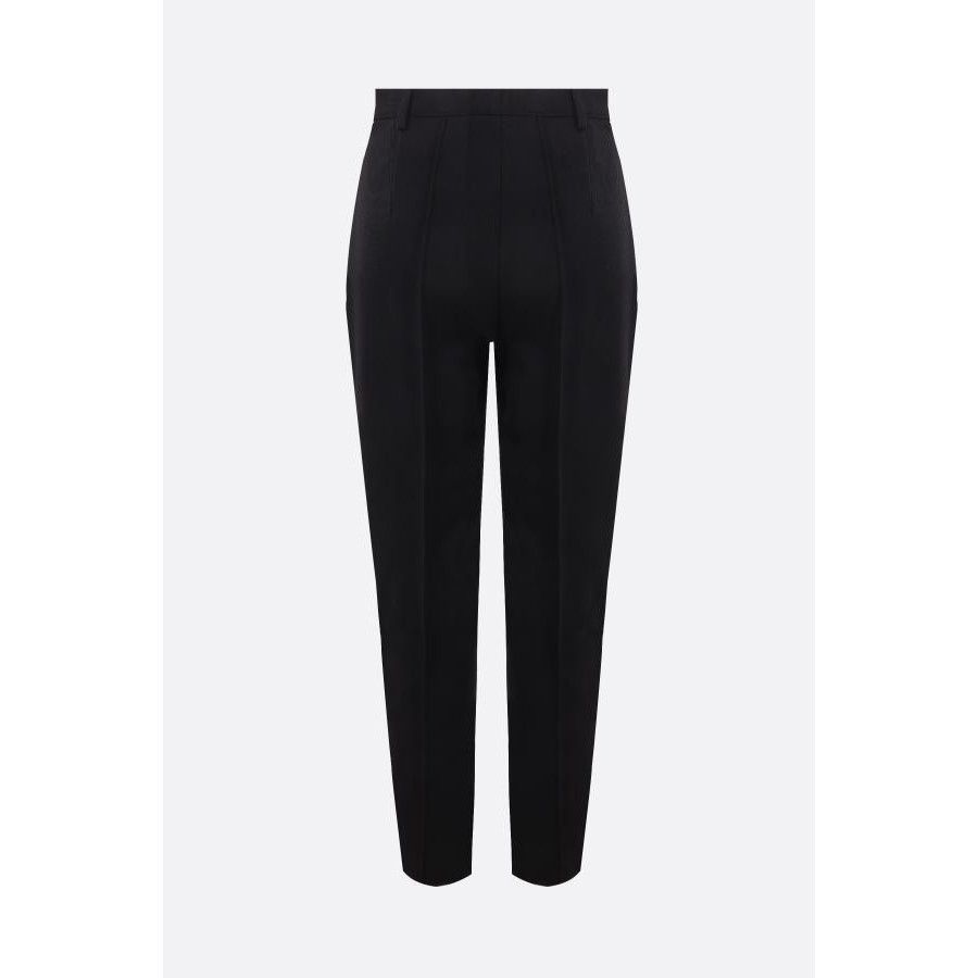 Prada PRADA Black Stretch Natte Gabardine Pants New & Authentic (W Size 27" / US 4 / IT 40 - 2 Thumbnail