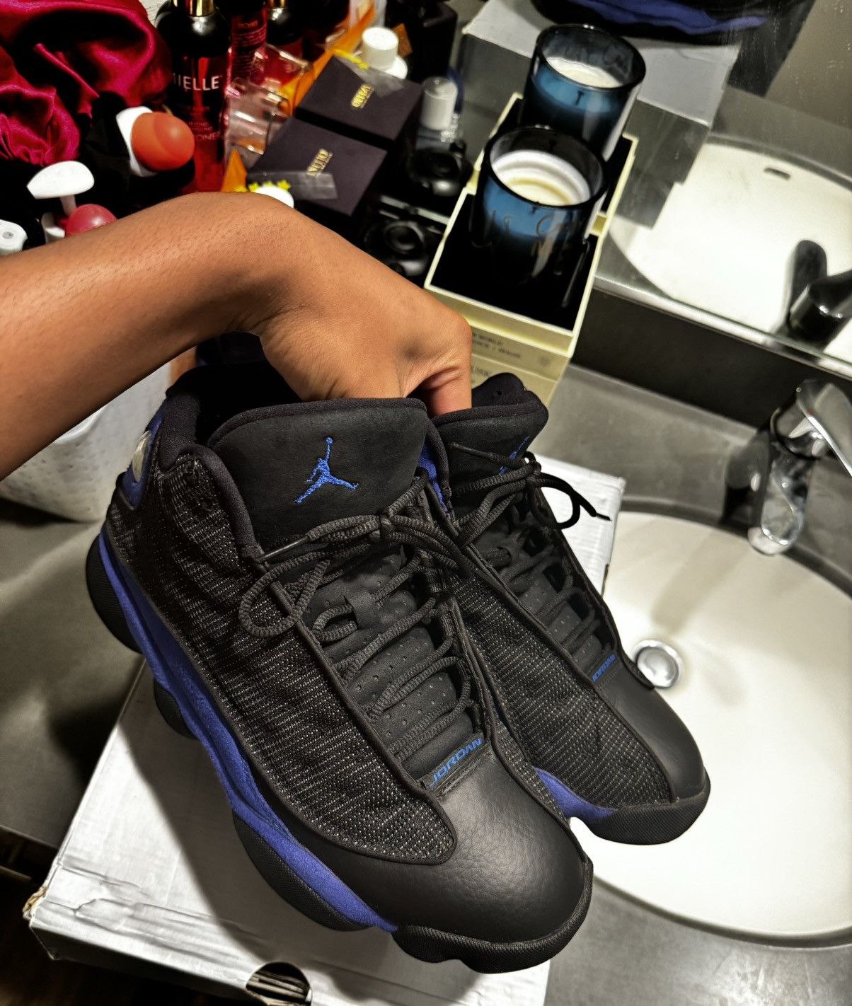 Jordan Brand Jordan 13 Retro Black Hyper Royal Size US 9.5 / EU 42-43 - 1 Thumbnail