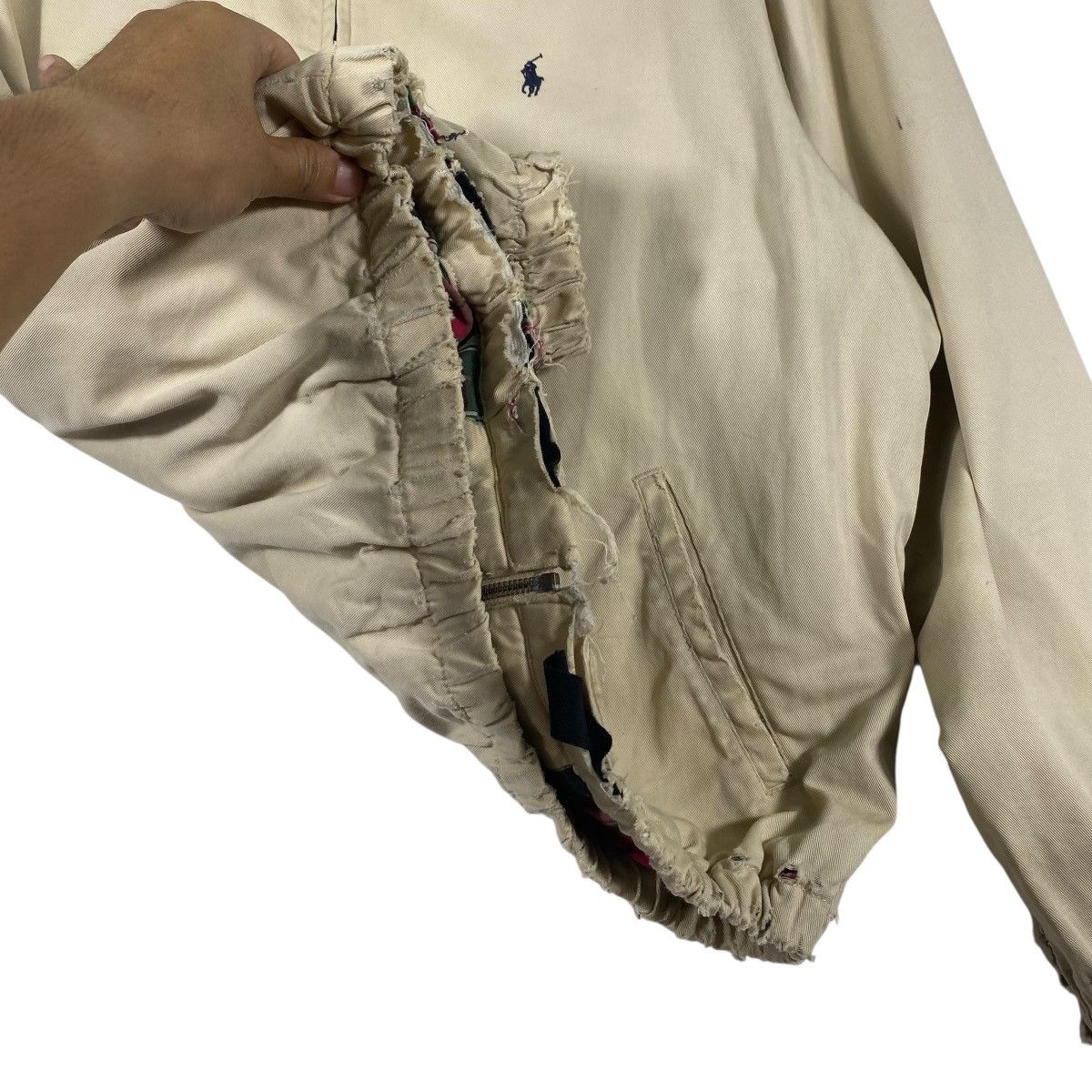 Polo Ralph Lauren Vintage 90s Polo Ralph Lauren Zipper Jacket XL Size Size US XL / EU 56 / 4 - 12 Thumbnail