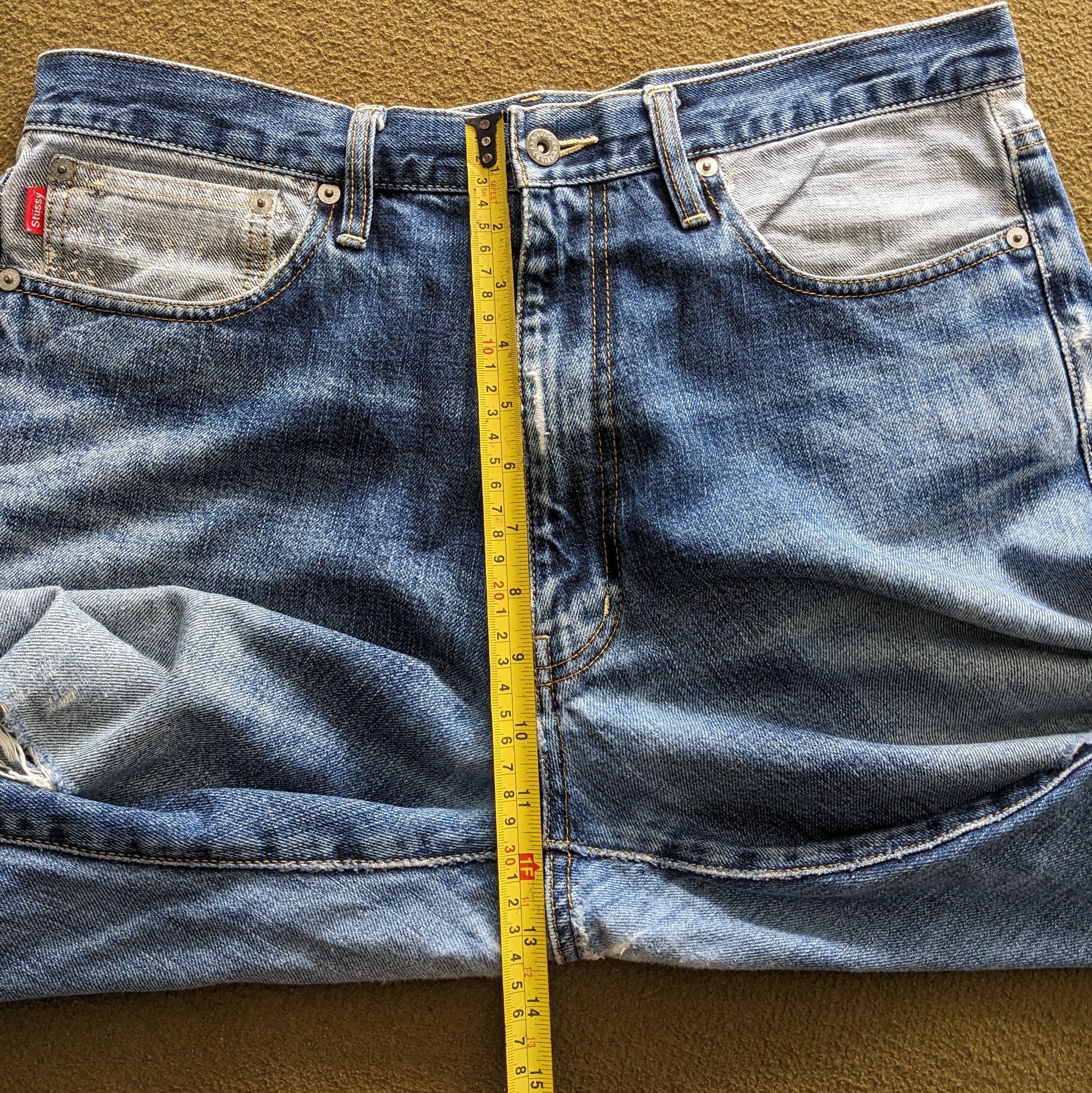 Stussy × Vintage Vintage STUSSY Streetwear Skateboard Style Jeans Size US 35 - 7 Thumbnail