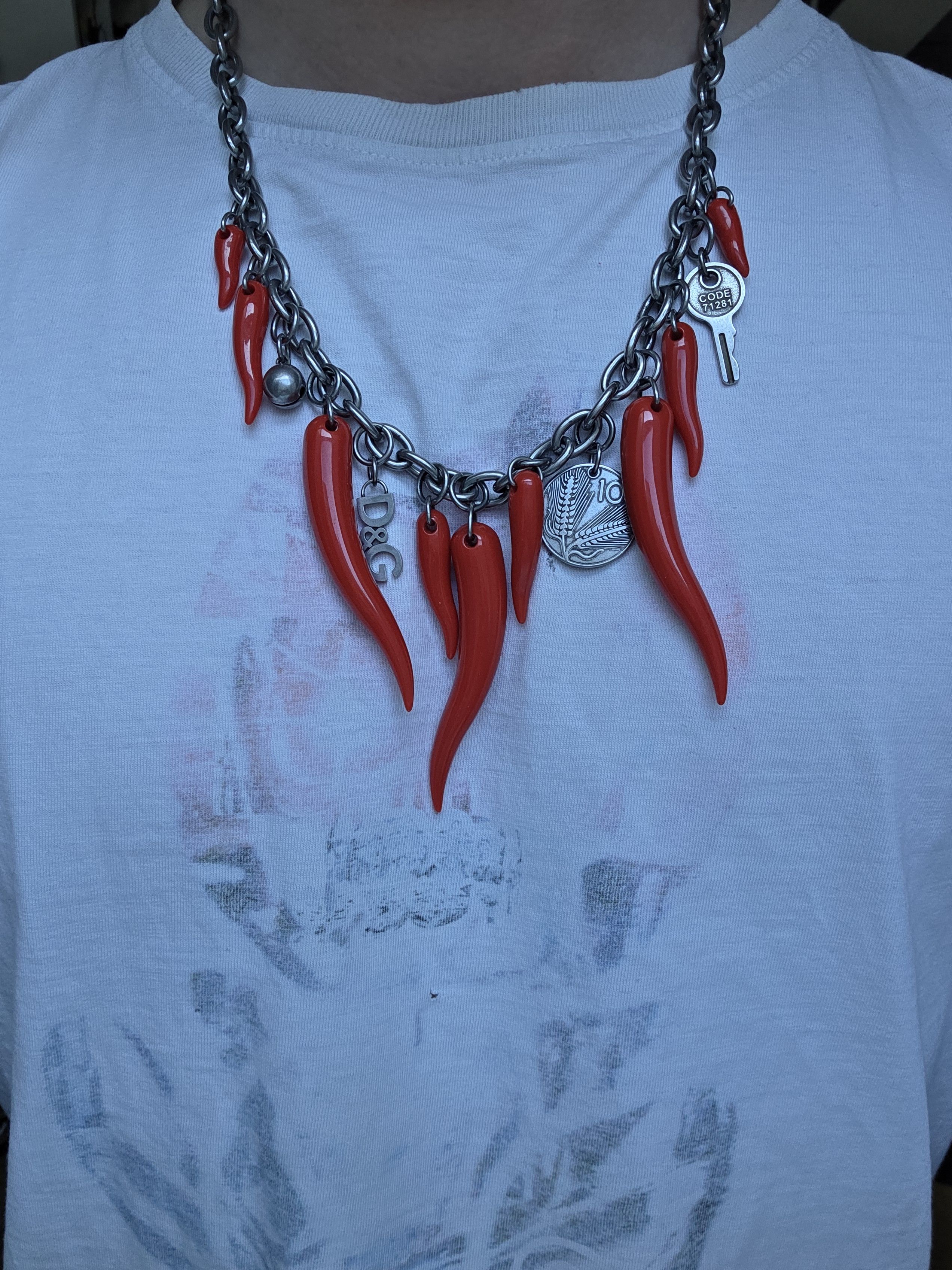 Dolce & Gabbana Dolce & Gabbana Fangs necklace Size ONE SIZE - 9 Thumbnail