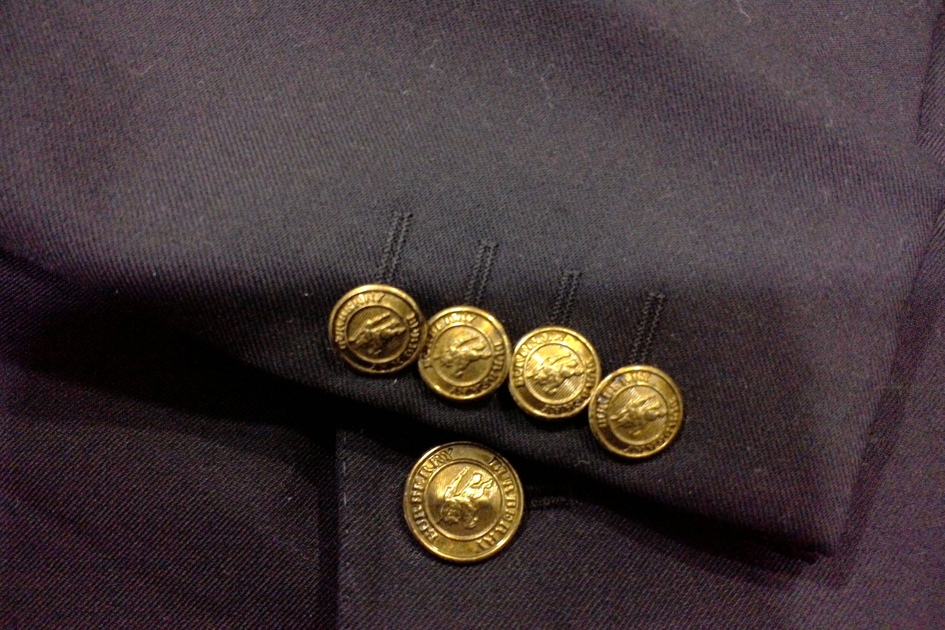 Burberry Burberry Gold button Blazer Jacket Size US M / EU 48-50 / 2 - 5 Thumbnail