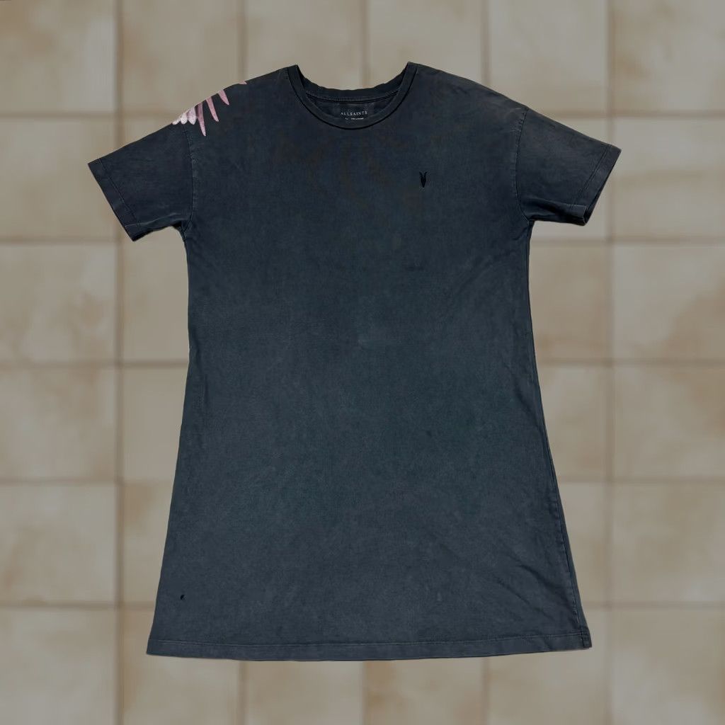 Allsaints ALLSAINTS Aquila Eagle Print Tee Dress XS/S Punk Grunge Women's Size XS / US 0-2 / IT 36-38 - 1 Thumbnail