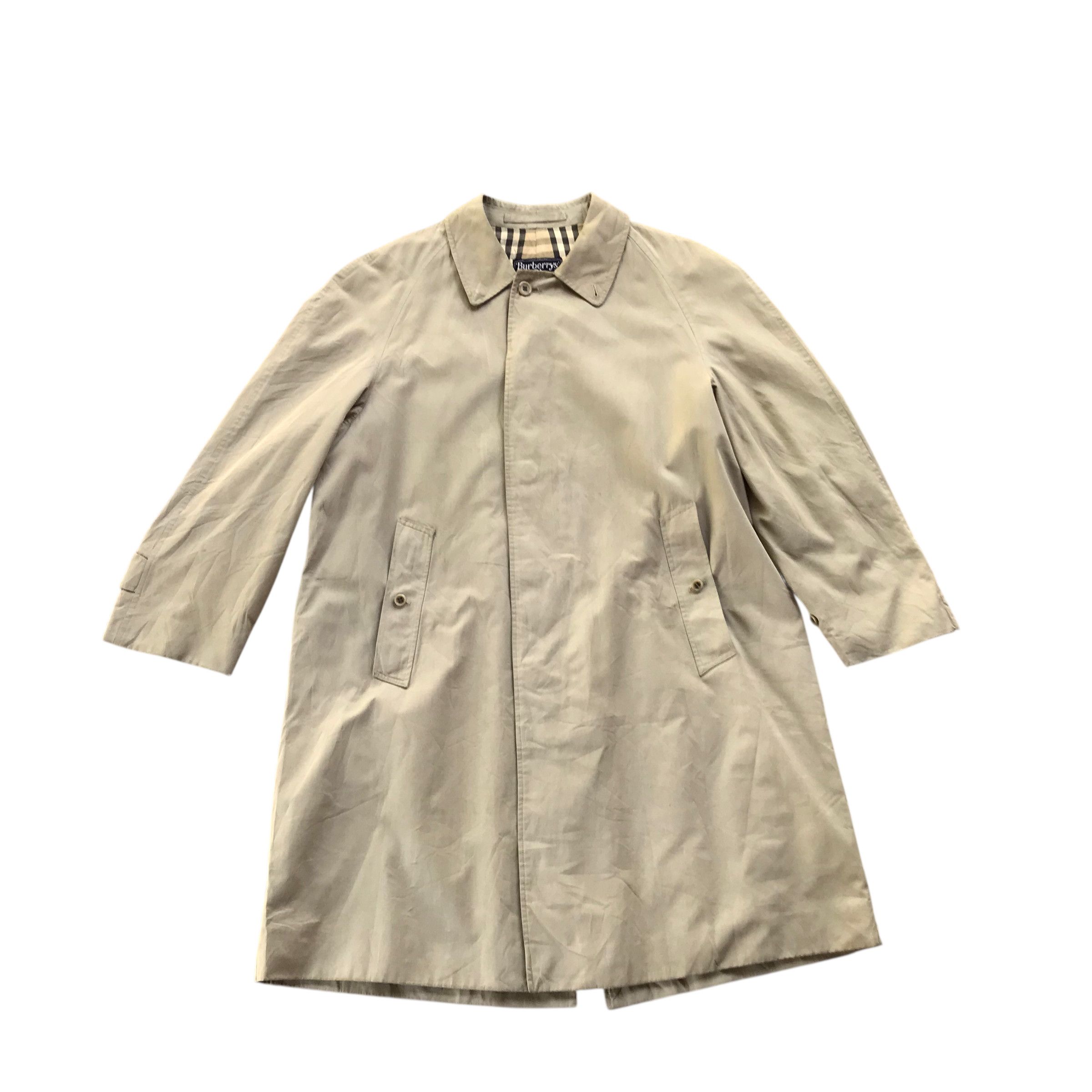 Burberry Vintage 80s Burberry Nova Check Trench Coat Made In England Size US M / EU 48-50 / 2 - 7 Thumbnail