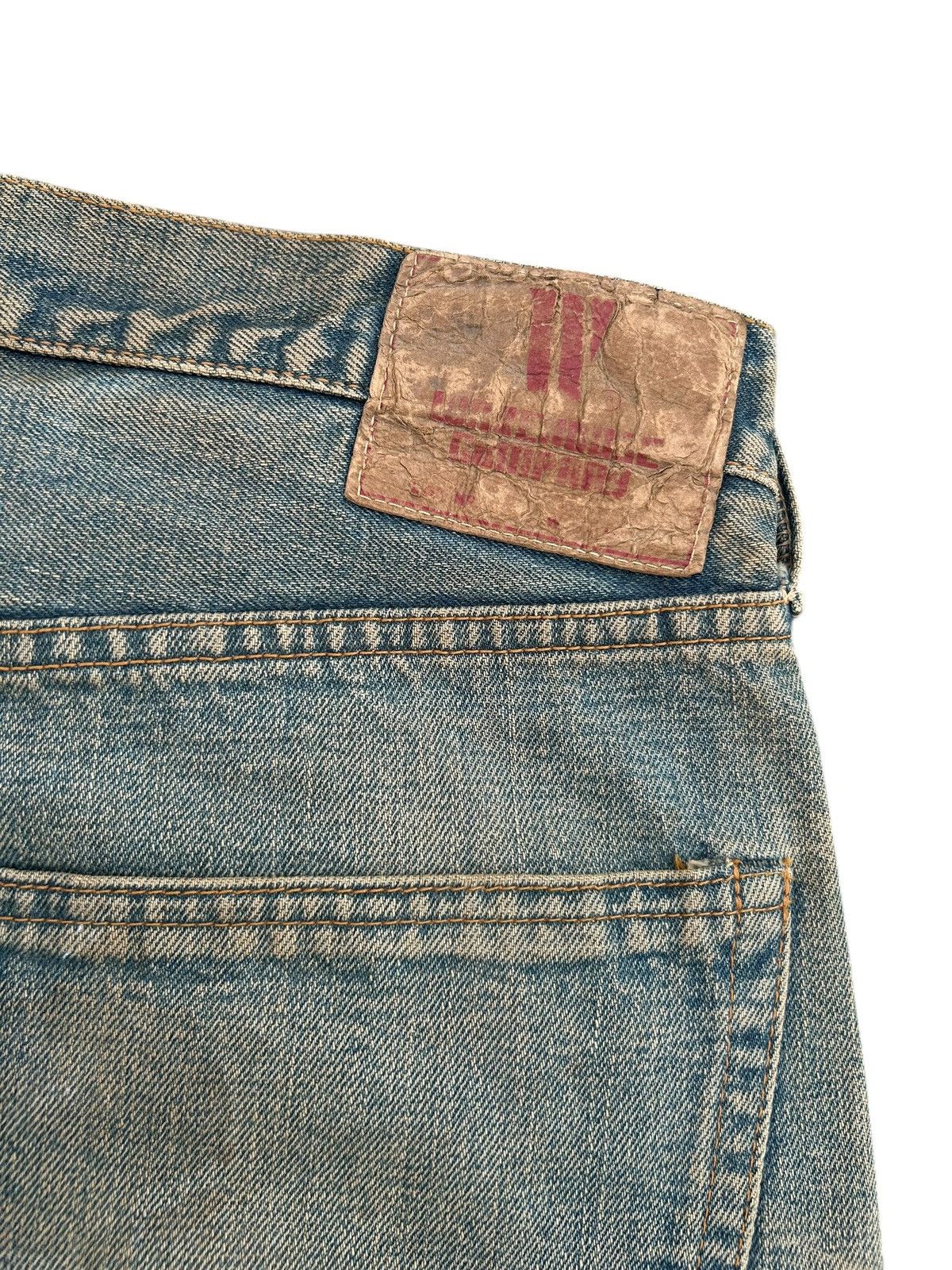 Kapital Vintage Warehouse Selvedge Distressed Rusty Dirty Denim Jean Size US 35 - 4 Thumbnail