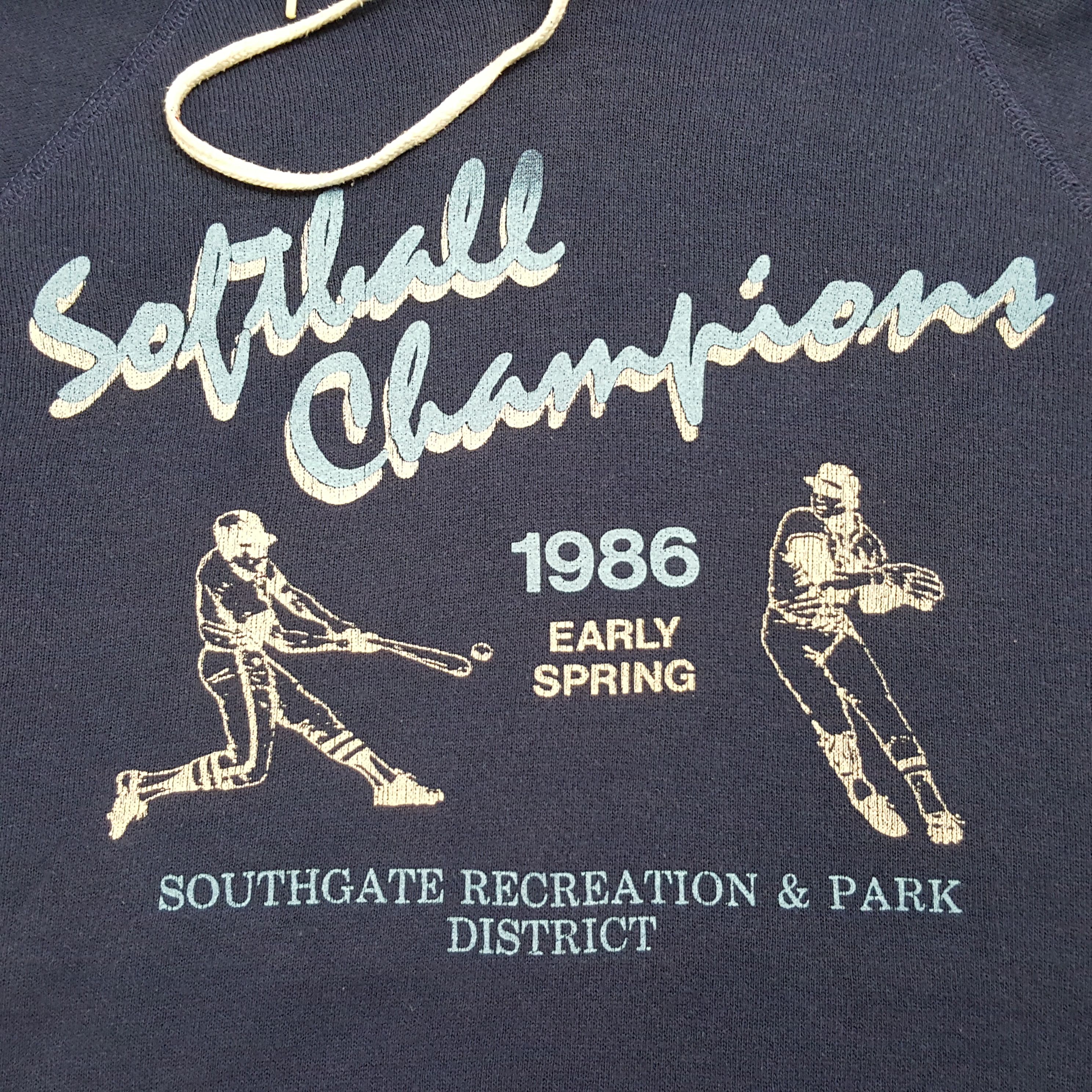 Champion × Vintage Vintage Softball Champion Sweatshirt Sports Hoodies Size US L / EU 52-54 / 3 - 2 Thumbnail