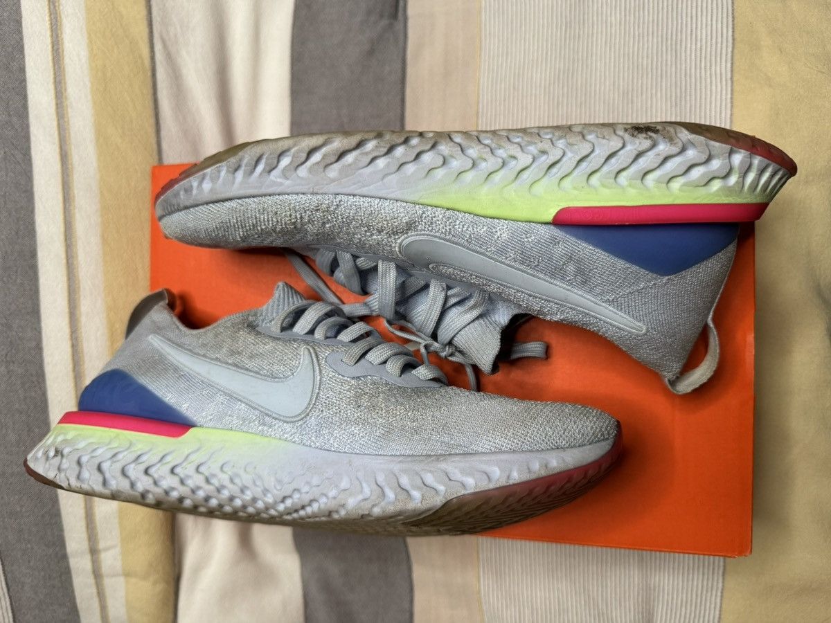Nike Nike Epic React Flyknit 2 “8-Bit” Size US 9 / EU 42 - 4 Thumbnail