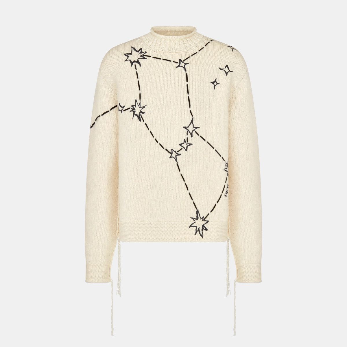 Dior Sweater White Wool-Blend Jersey Size US L / EU 52-54 / 3 - 1 Thumbnail