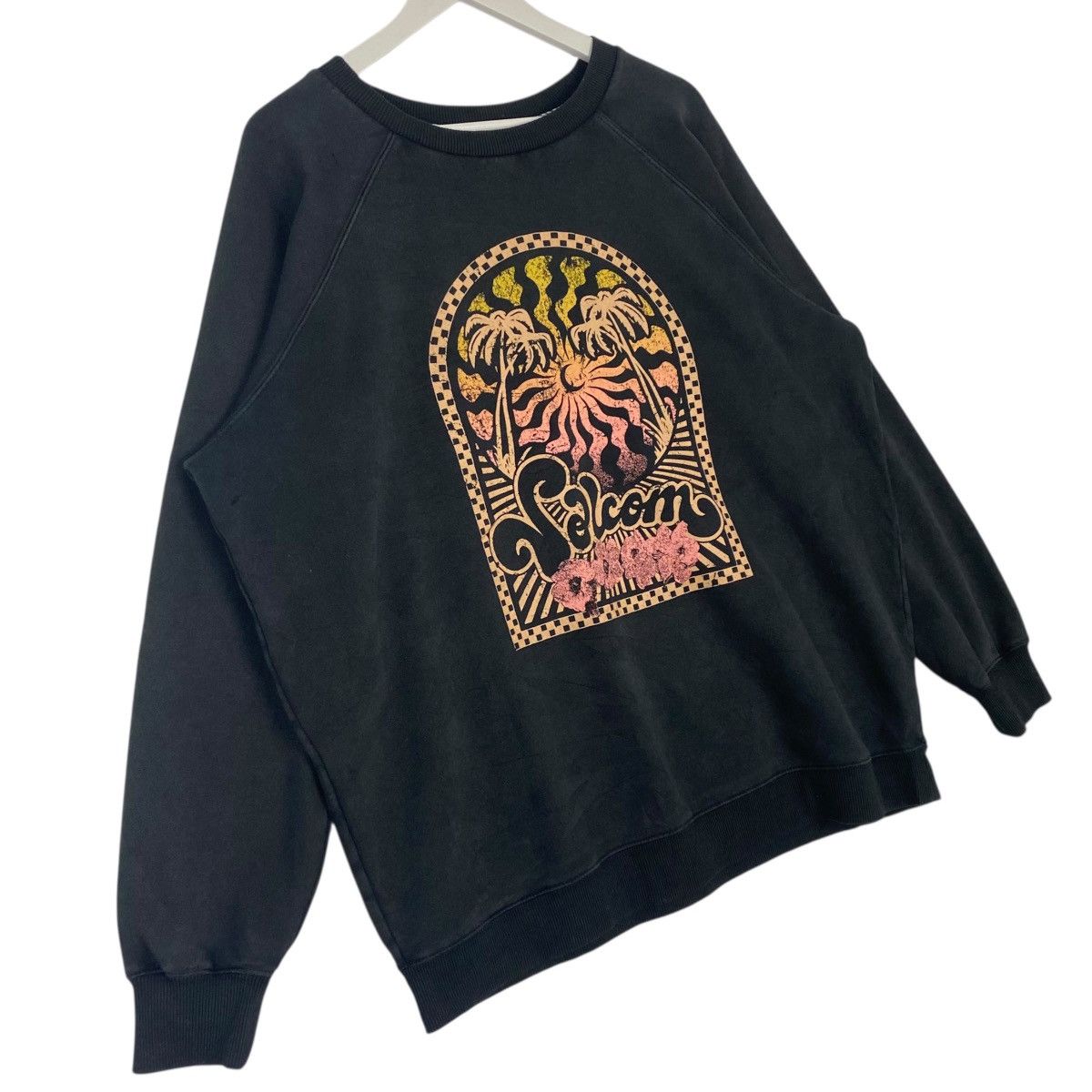 Other Vintage Volcom Crewneck Sweatshirt Black Pullover Size M Size US M / EU 48-50 / 2 - 3 Thumbnail
