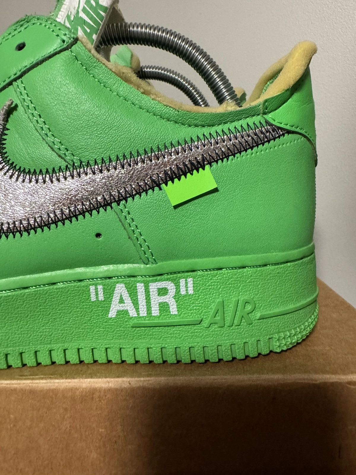 Nike × Off-White × Virgil Abloh Off-White Nike Air Force 1 Low “Brooklyn” Size 11.5 Size US 11.5 / EU 44-45 - 6 Thumbnail