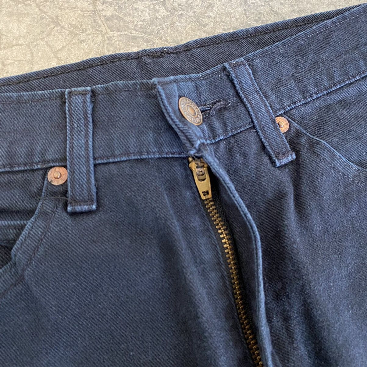 Levi's × Vintage Size 28x28.5 Vintage 1996 Levis 517 Black Flared Jeans Size US 28 / EU 44 - 9 Thumbnail