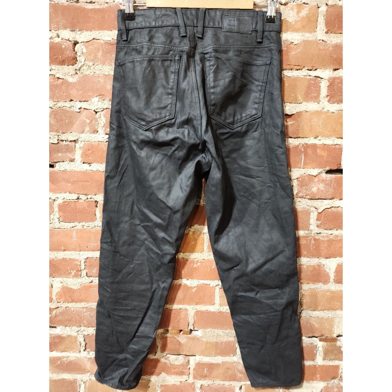 G-Star G Star Raw Jeans Womens Janeh Ultra High Ankle Black 25x30 Jeans Womens Regular 25 Black Janeh Stars 2010s Mens? Size 42" / US 20 - 3 Thumbnail