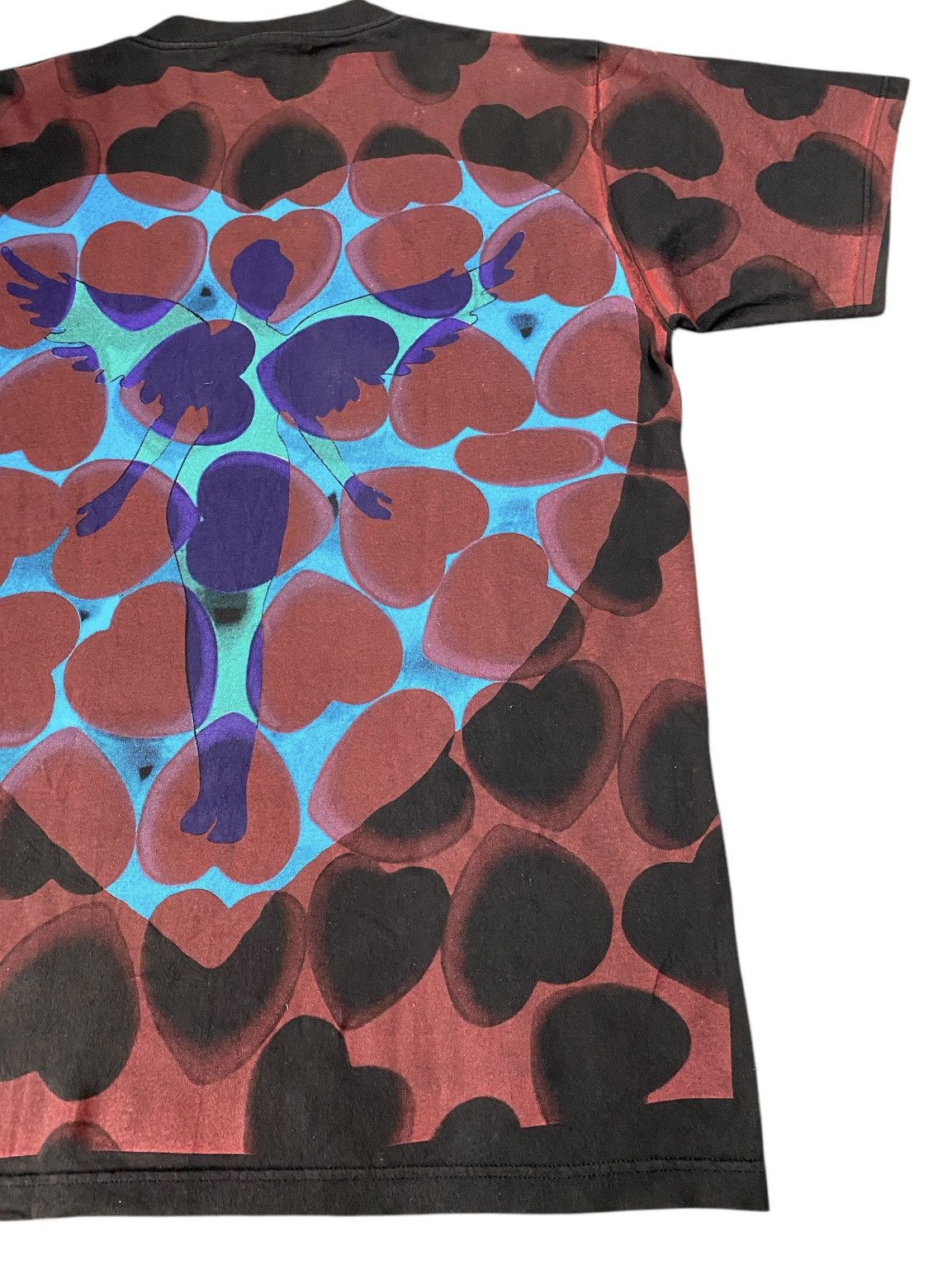 Nirvana × Vintage Vintage 93 Nirvana Heart Shape Box All Over Print Shirt Size US L / EU 52-54 / 3 - 15 Thumbnail