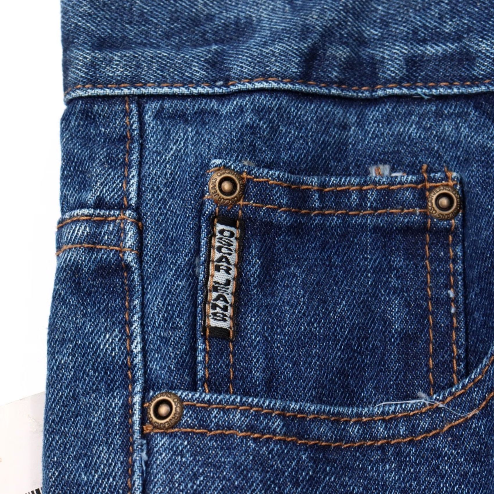 Denime Oscar Jeans Jeans Stone Wash Blue Straight Leg Comfort Fit 32x30 NWT Mens Regular CA999 Denim Stone wash Blue 5-Pocket Mens Jeans Size US 32 / EU 48 - 4 Thumbnail