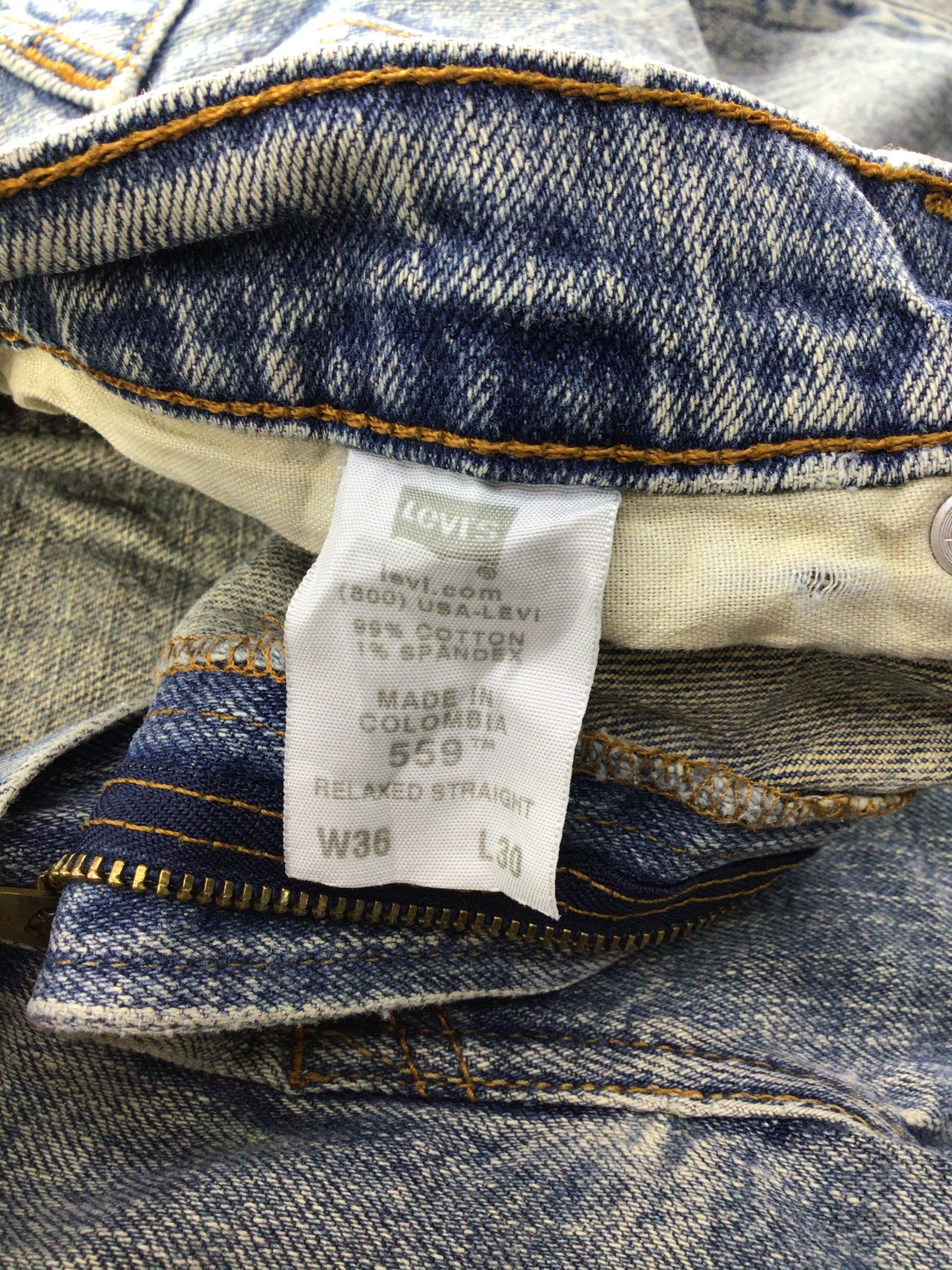 Levi's Vintage Levis 559 Jeans-J804 Size US 35 - 10 Thumbnail