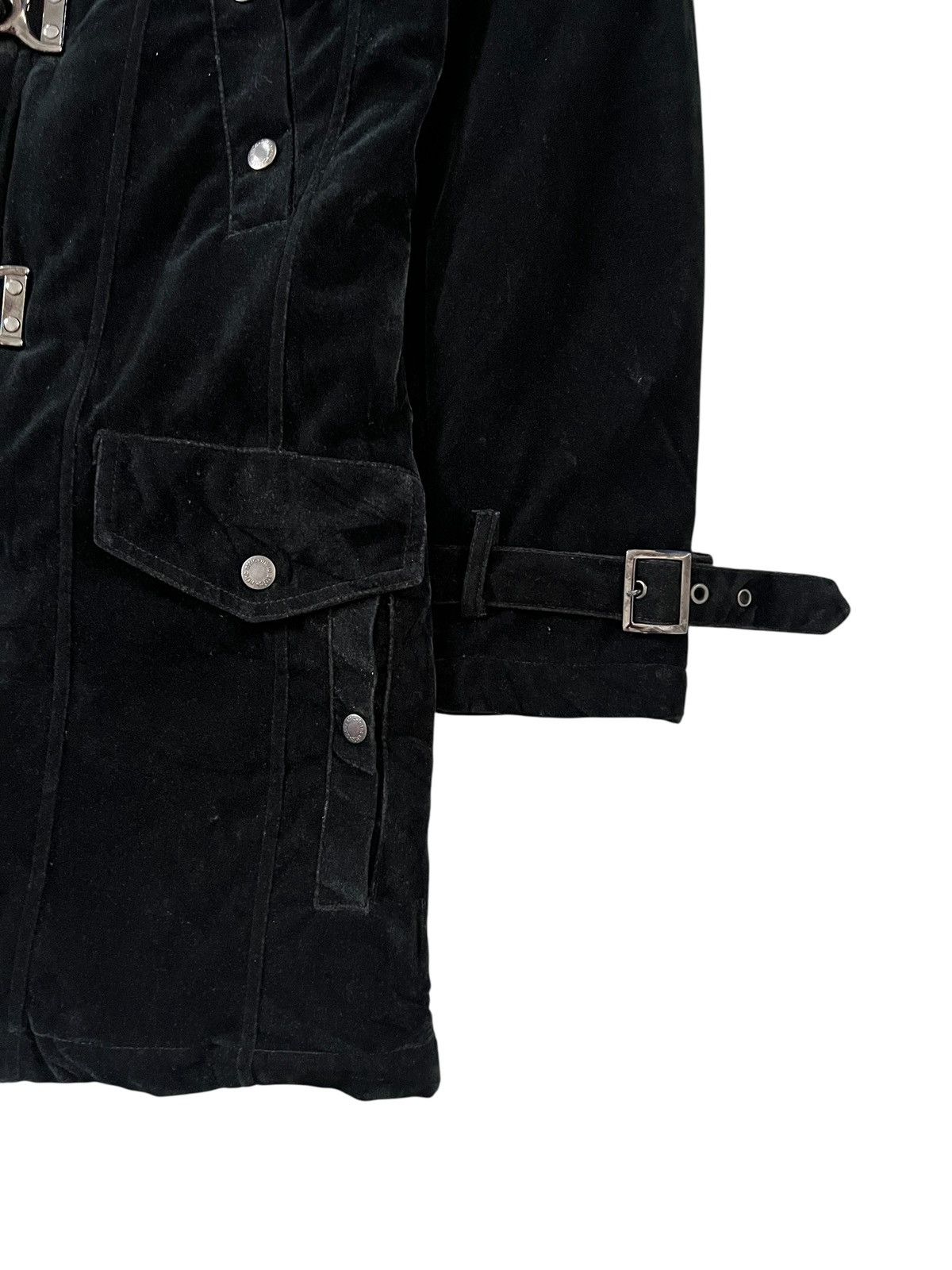 In The Attic In the Attic Black Velvet Bondage Jacket Size US M / EU 48-50 / 2 - 3 Thumbnail