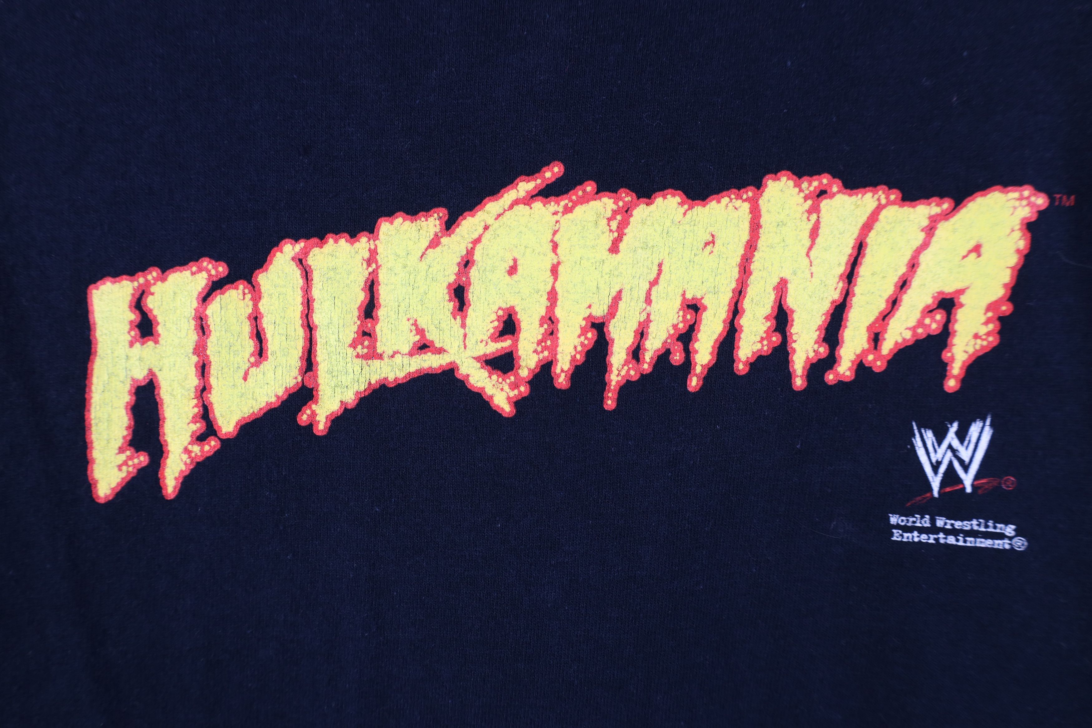 Vintage Vintage Y2K WWF WWE Hulk Hogan Hulkamania Wrestling T-Shirt Size US S / EU 44-46 / 1 - 4 Thumbnail