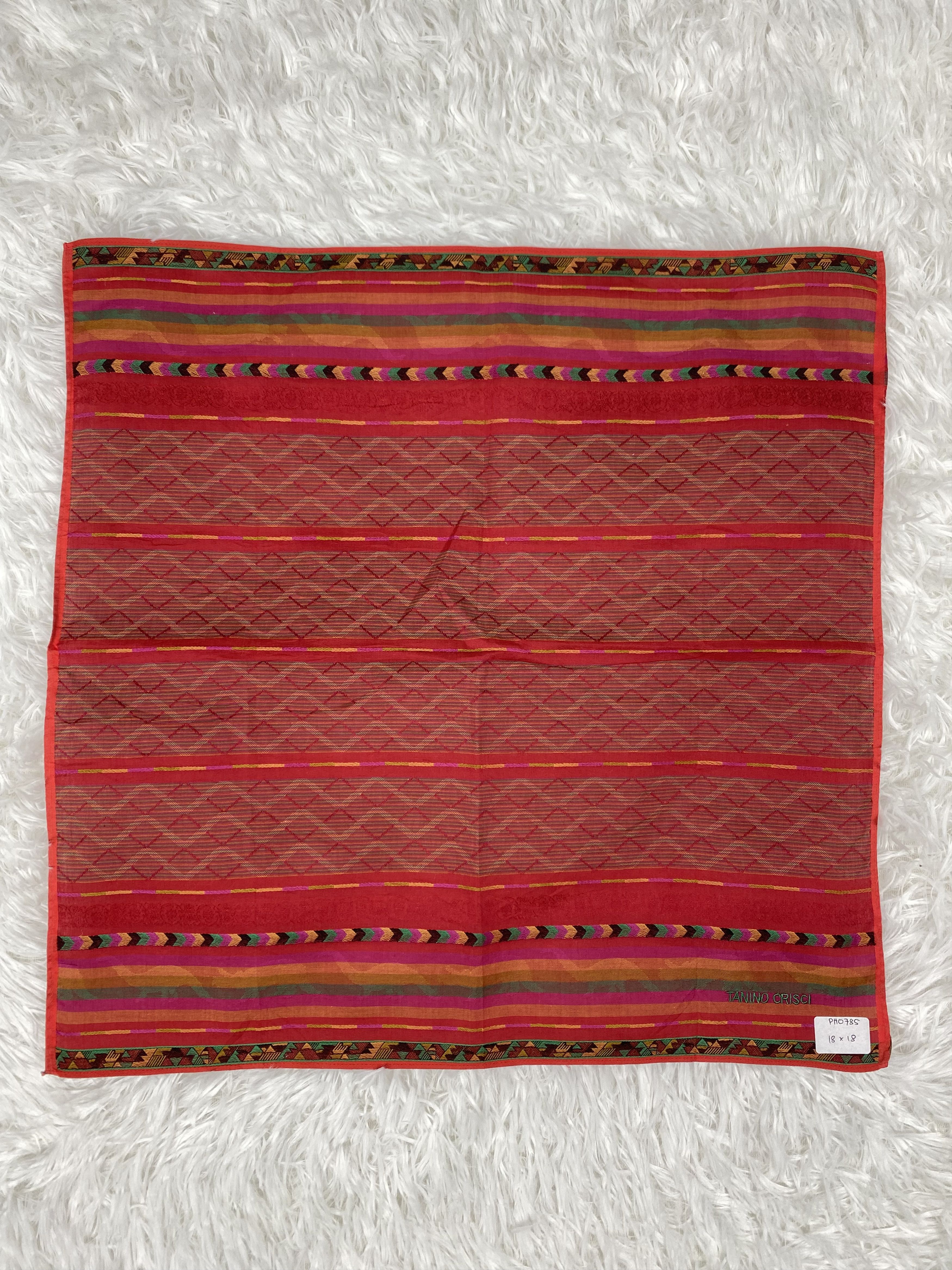 Tanino Crisci × Vintage Vintage Tanino Crisci Handkerchief Neckerchief PH0785 Size ONE SIZE - 3 Thumbnail