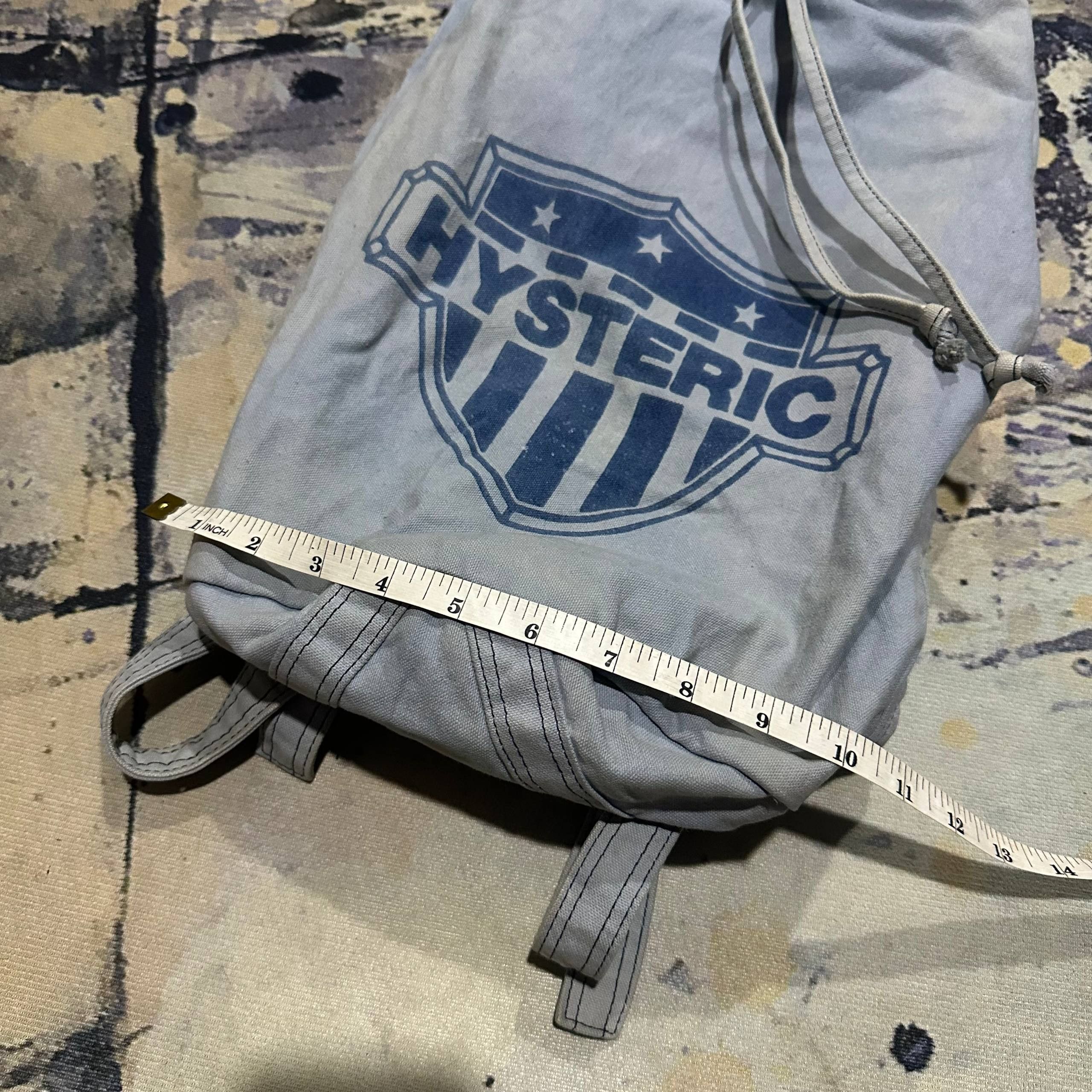 Hysteric Glamour *GRAIL*1990 Hysteric Glamour Crest Flag Logo Backpack Size ONE SIZE - 6 Thumbnail